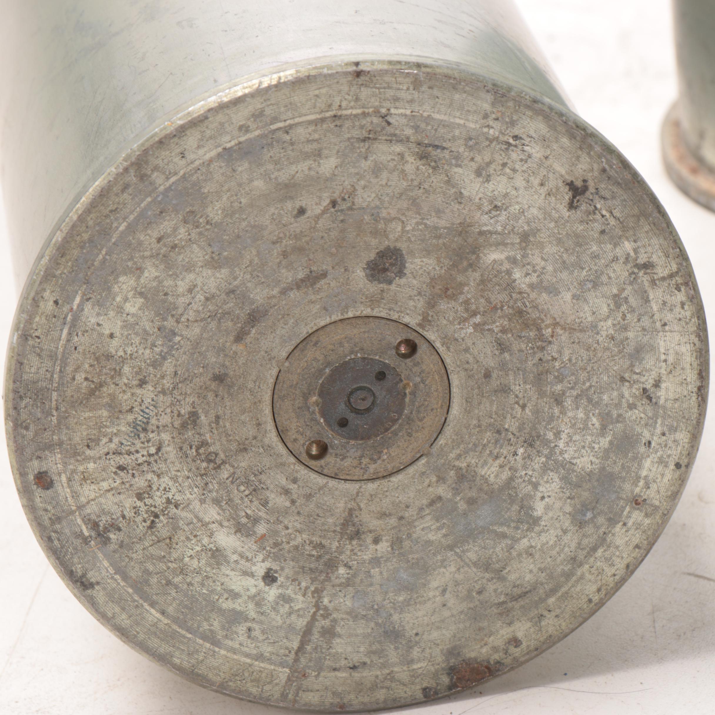 American 105mm Steel Artillery Shell Casings