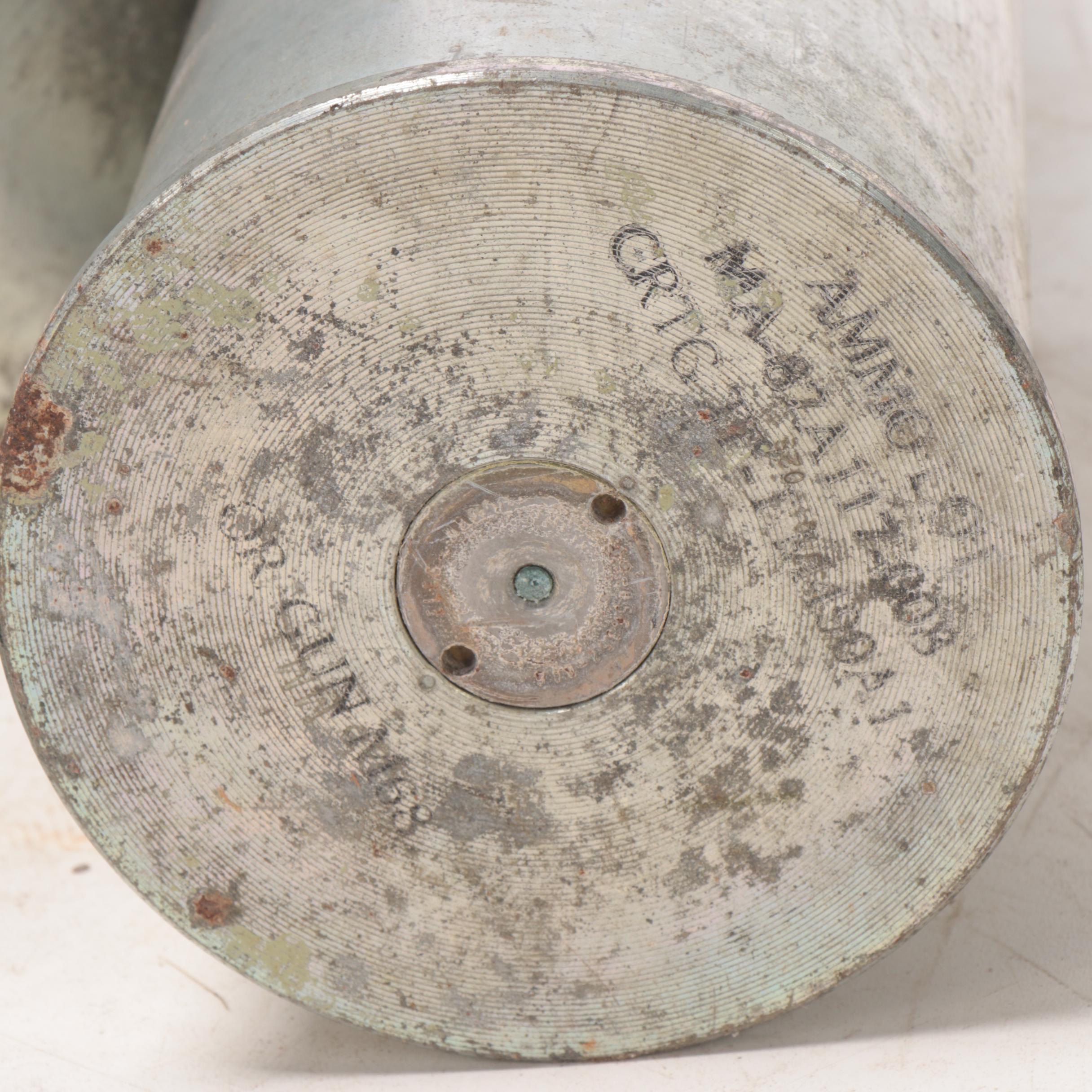 American 105mm Steel Artillery Shell Casings