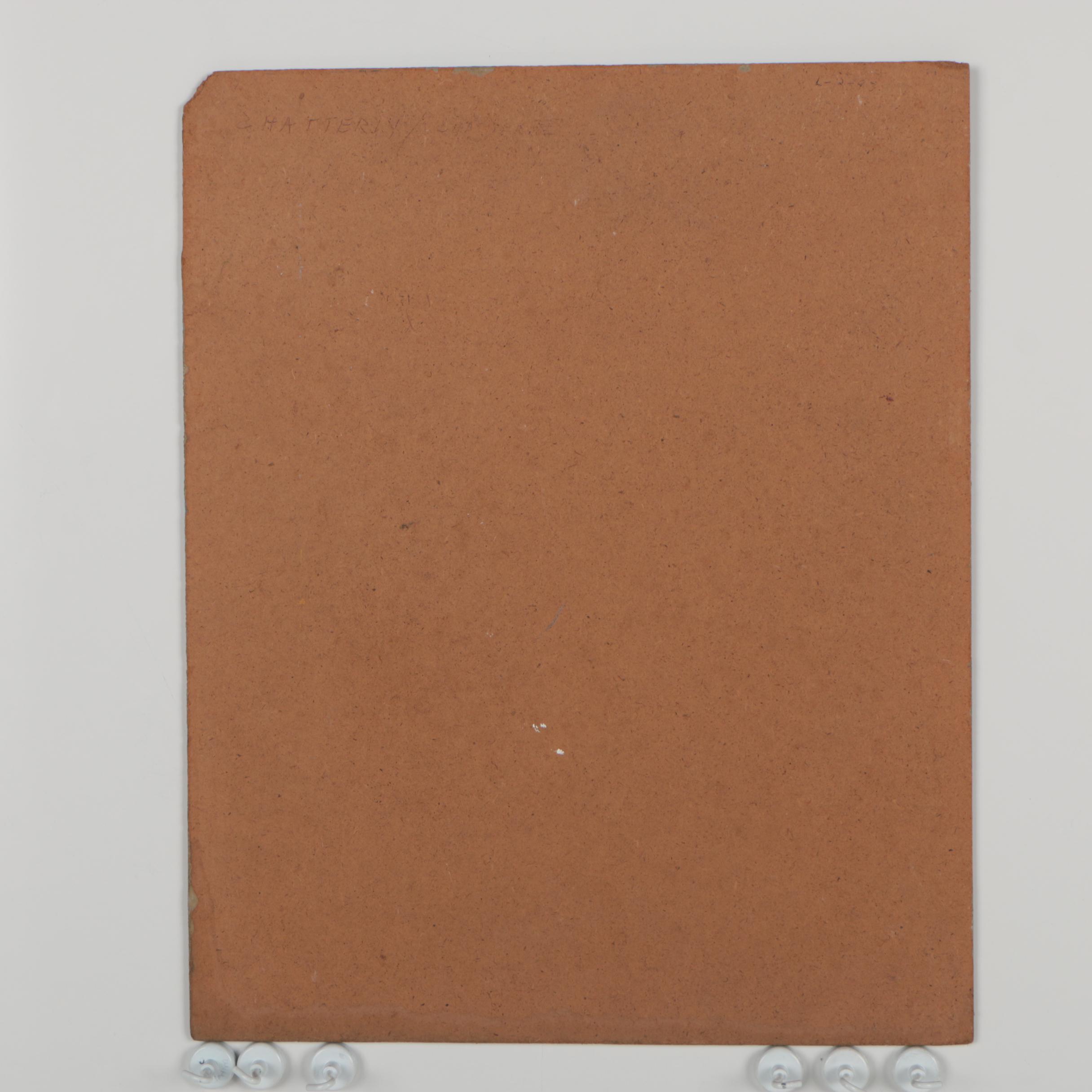 Xavier J. Barile Figural Landscape Oil Painting