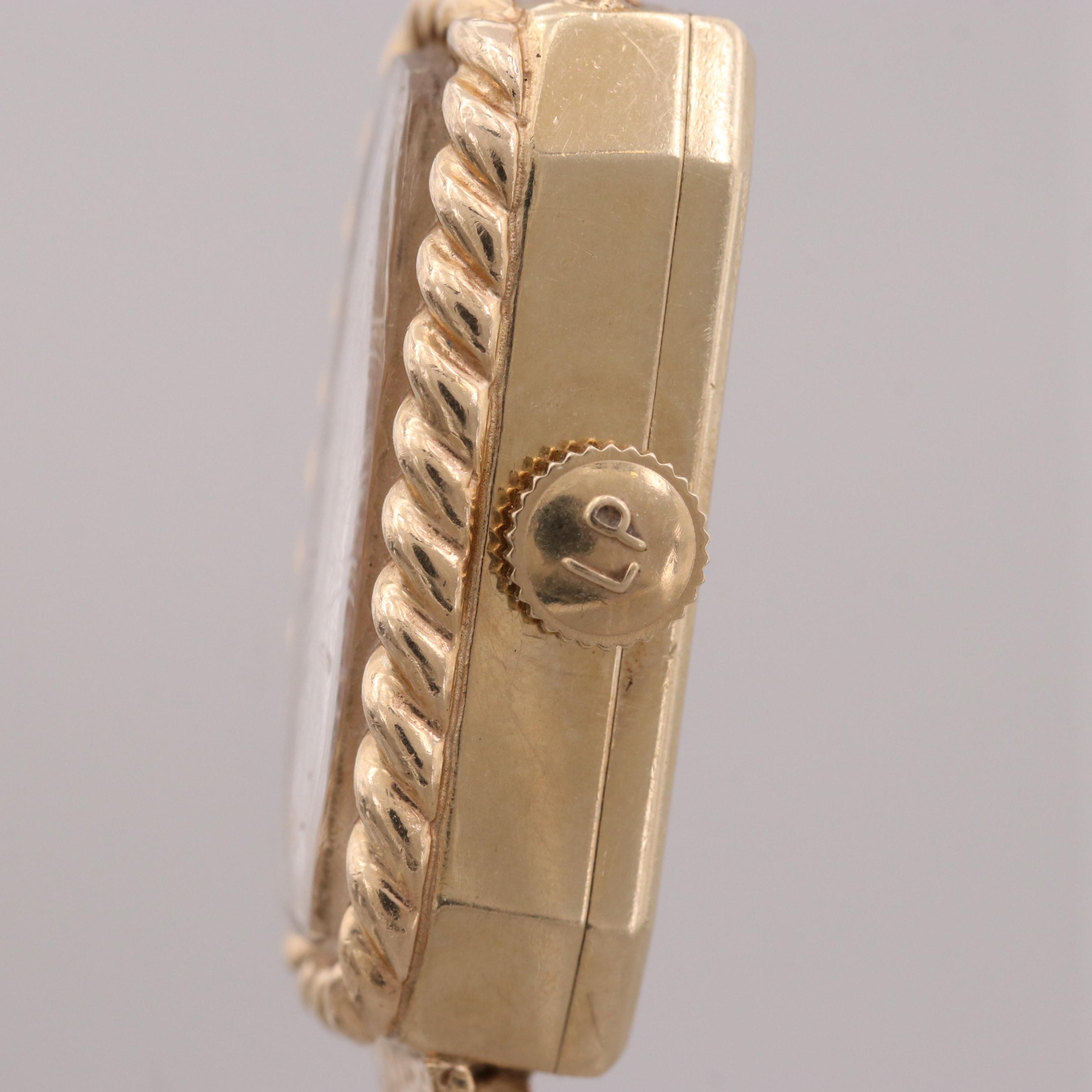 Lucien Piccard 14K Yellow Gold Seventeen Jewel Watch