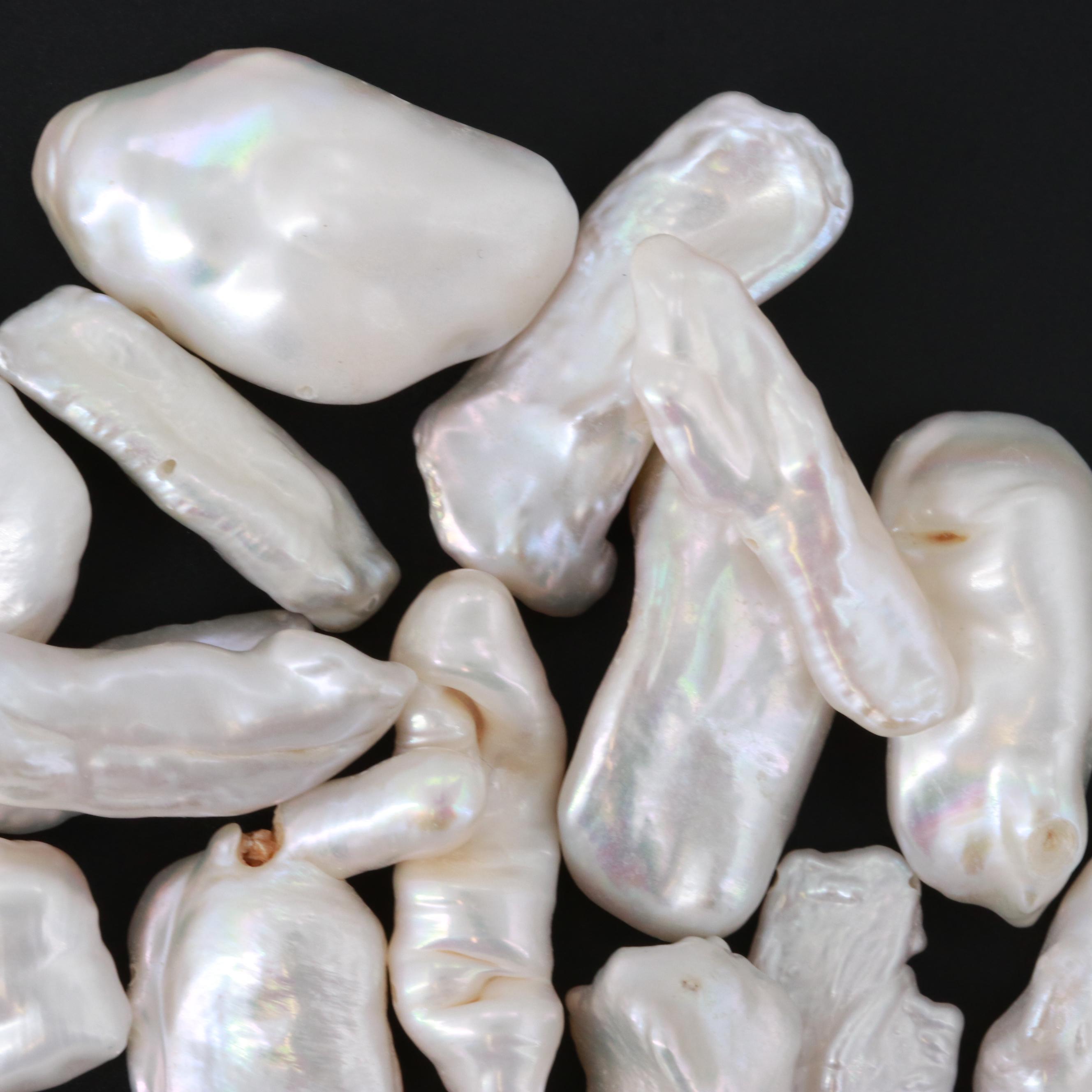 Loose Keshi and Baroque Pearls