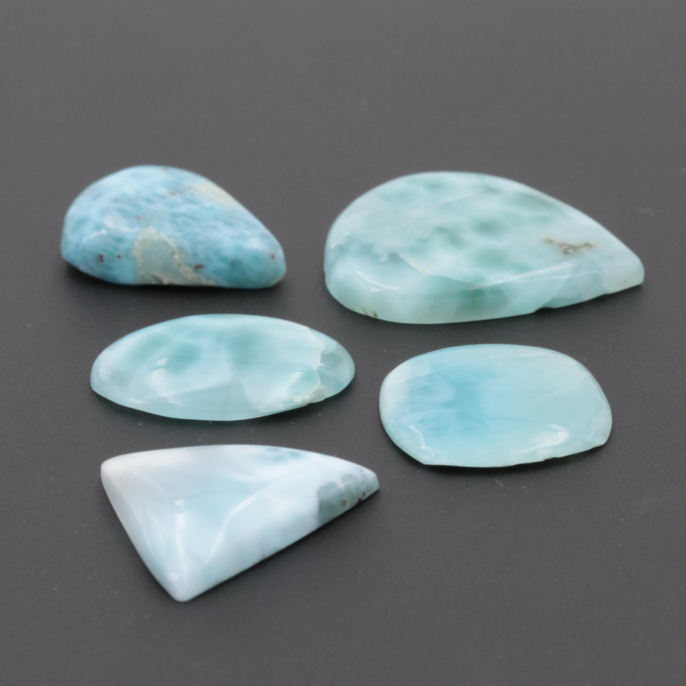Loose 97.92 CTW Larimar Stones