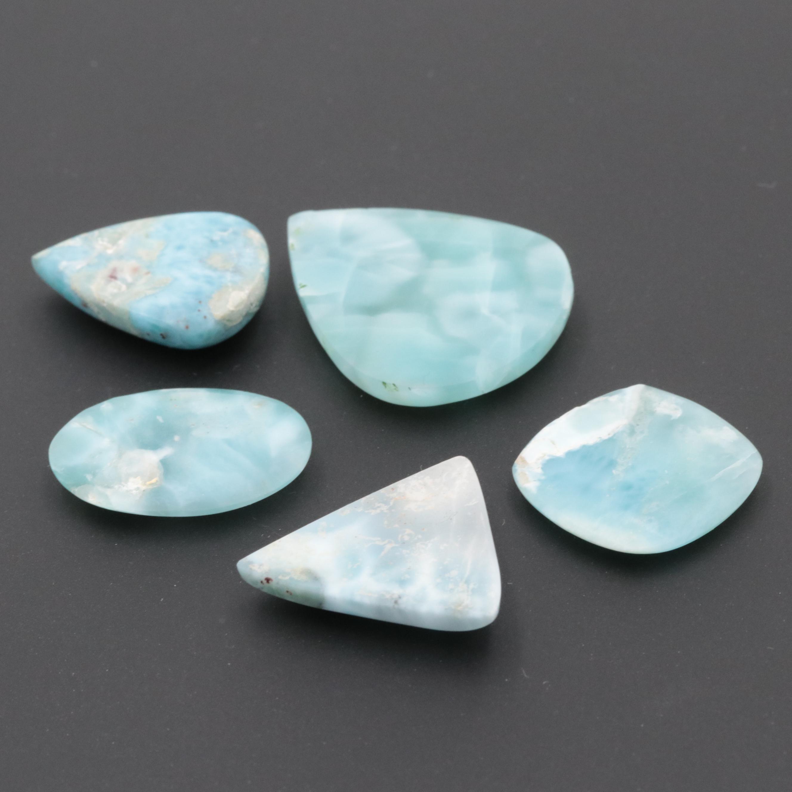 Loose 97.92 CTW Larimar Stones