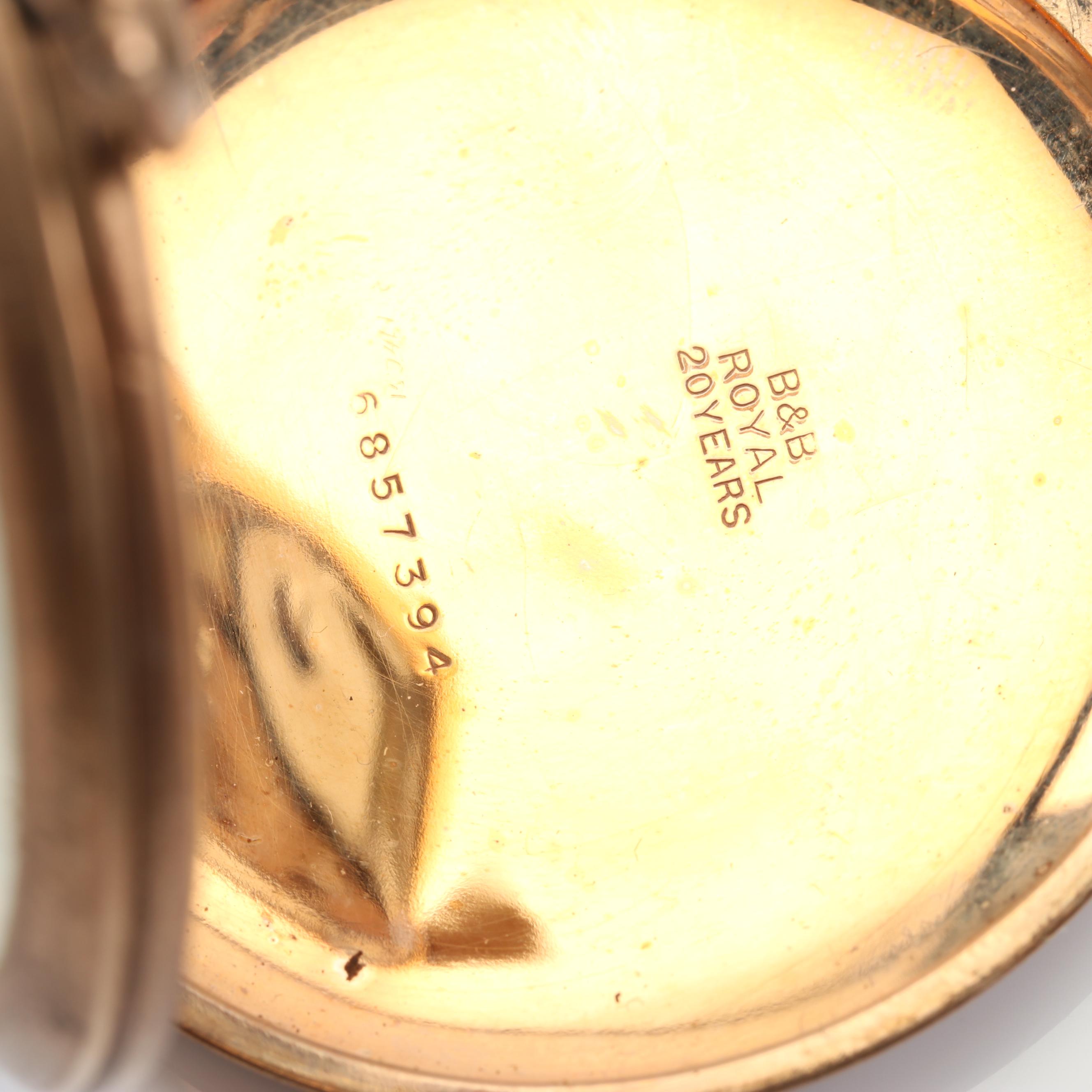 Vintage Gold Tone Patria Pocket Watch