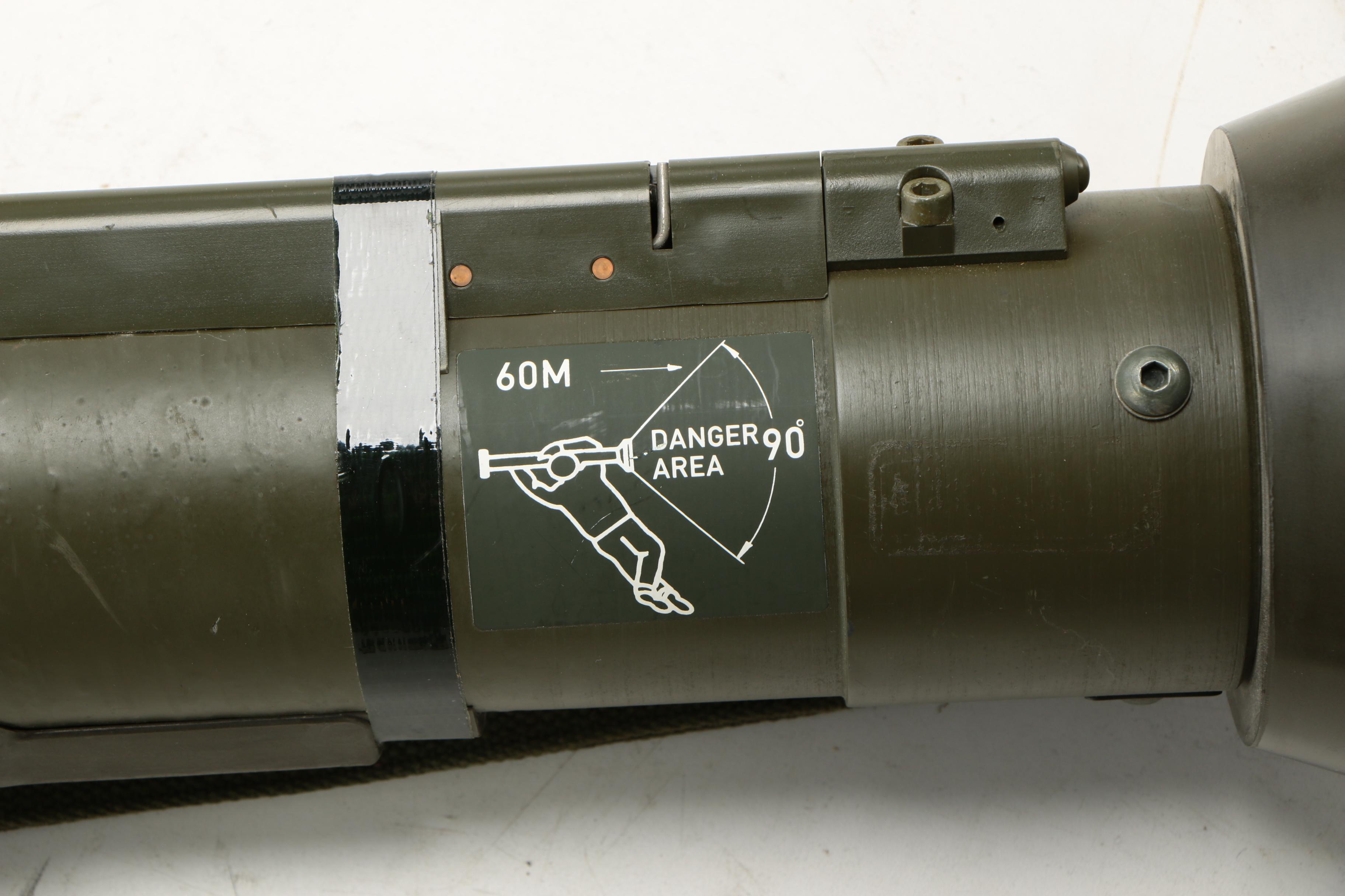 Inert SAAB AT4 Single-Shot Recoilless Artillery Launcher