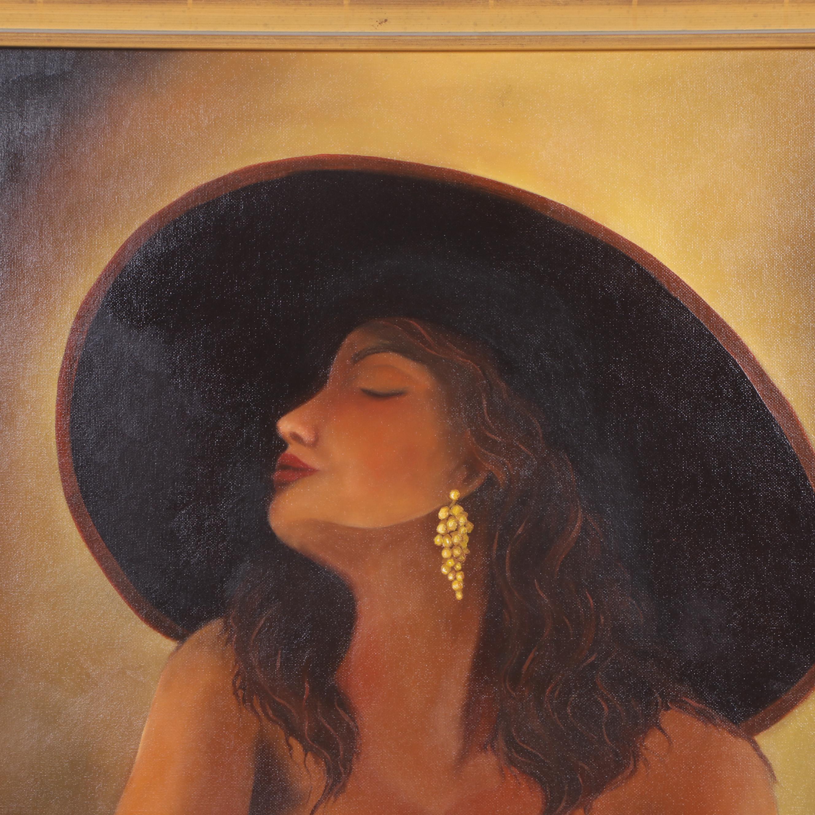 Sonia Nazareth Oil Painting of Female Nude, 2003