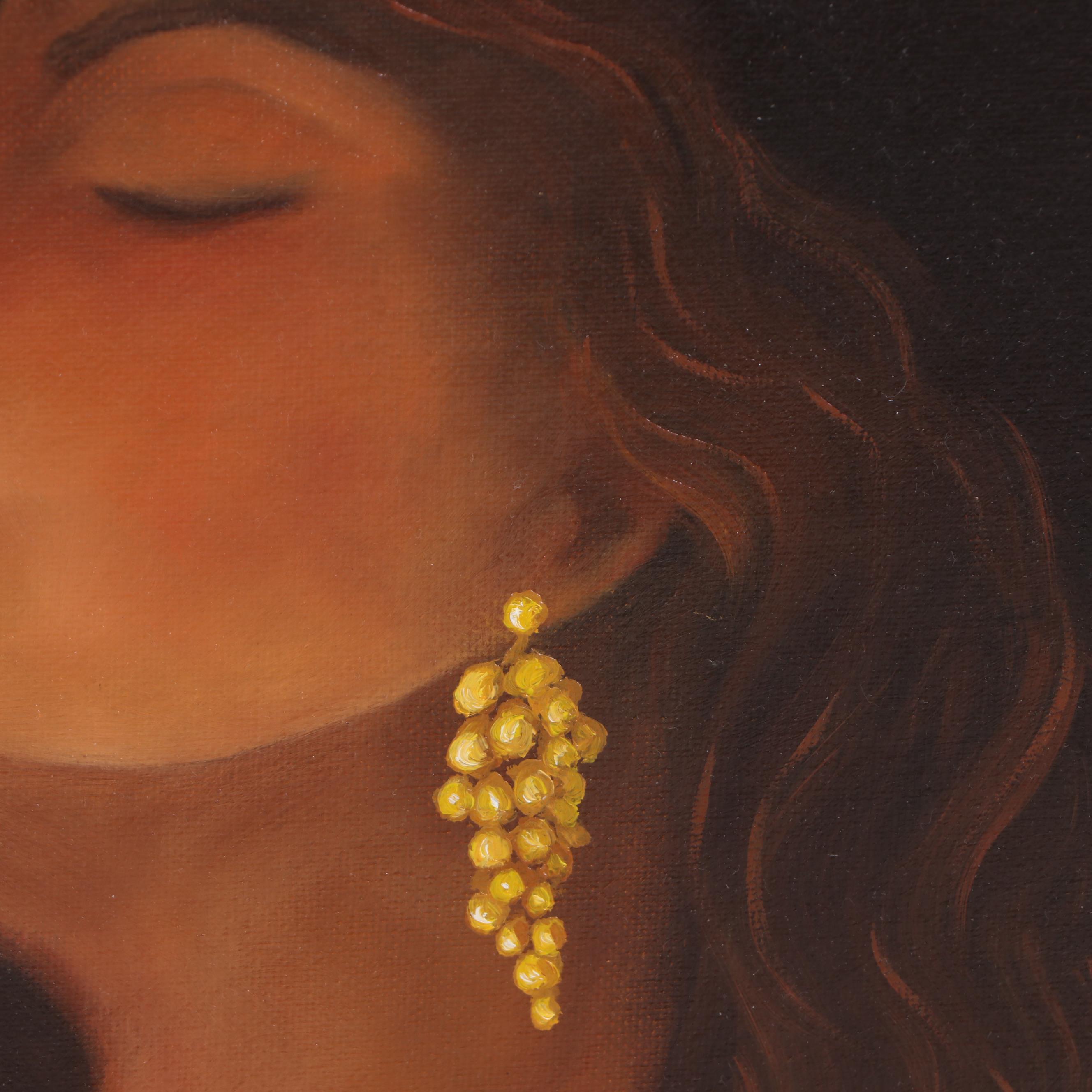 Sonia Nazareth Oil Painting of Female Nude, 2003