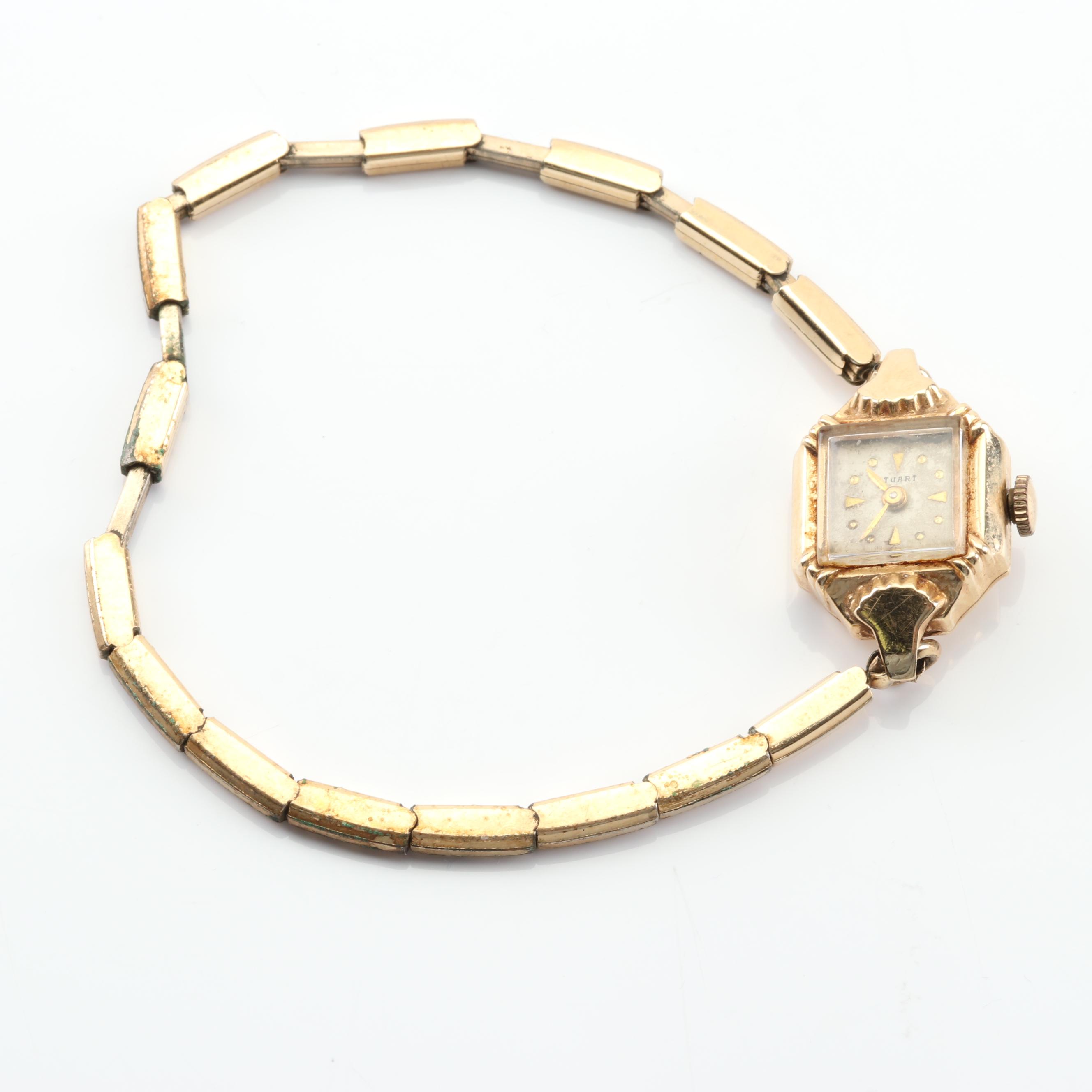 14K Yellow Gold Stuart Watch