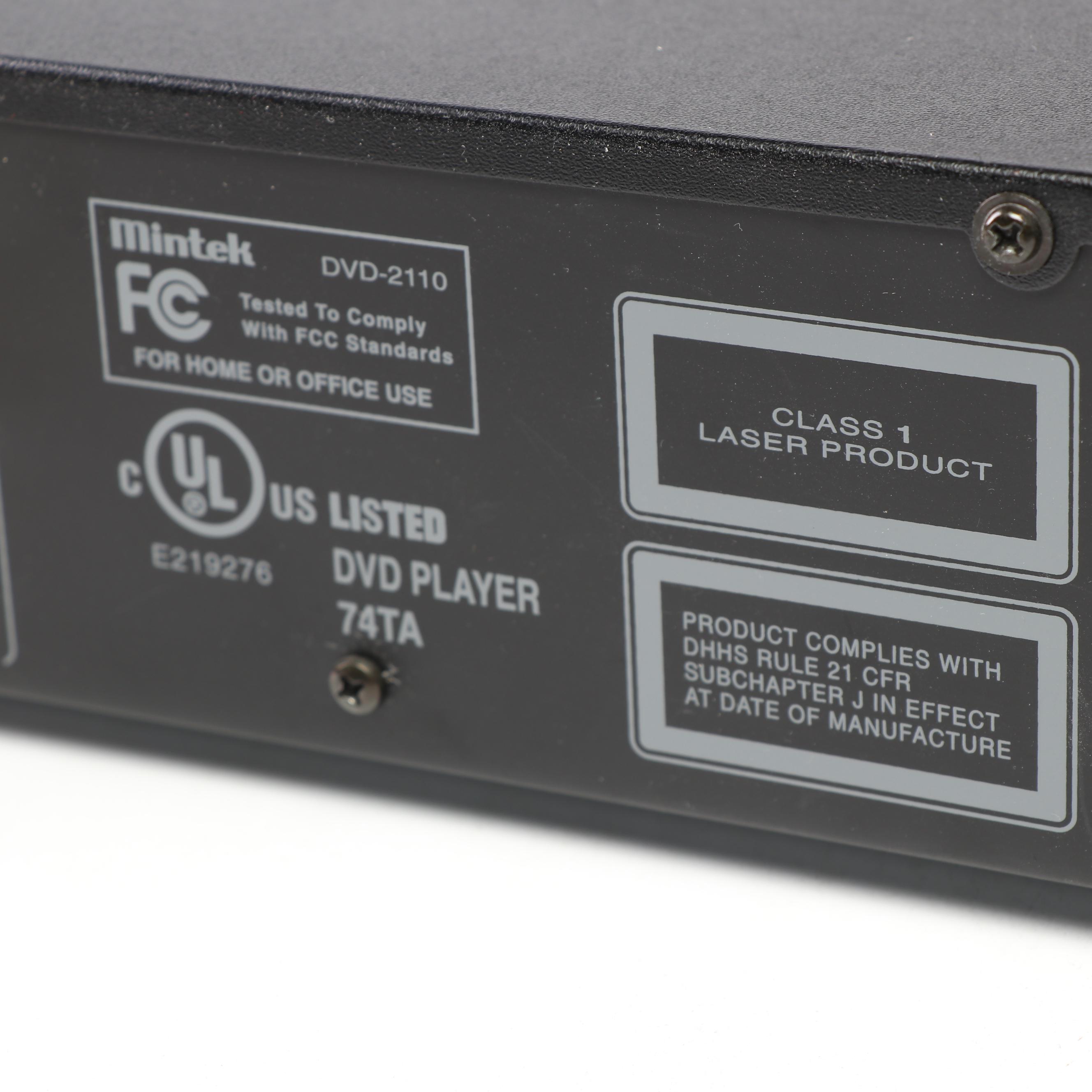 Mintek DVD-2110 DVD Player with Kids Movies and Saw IV