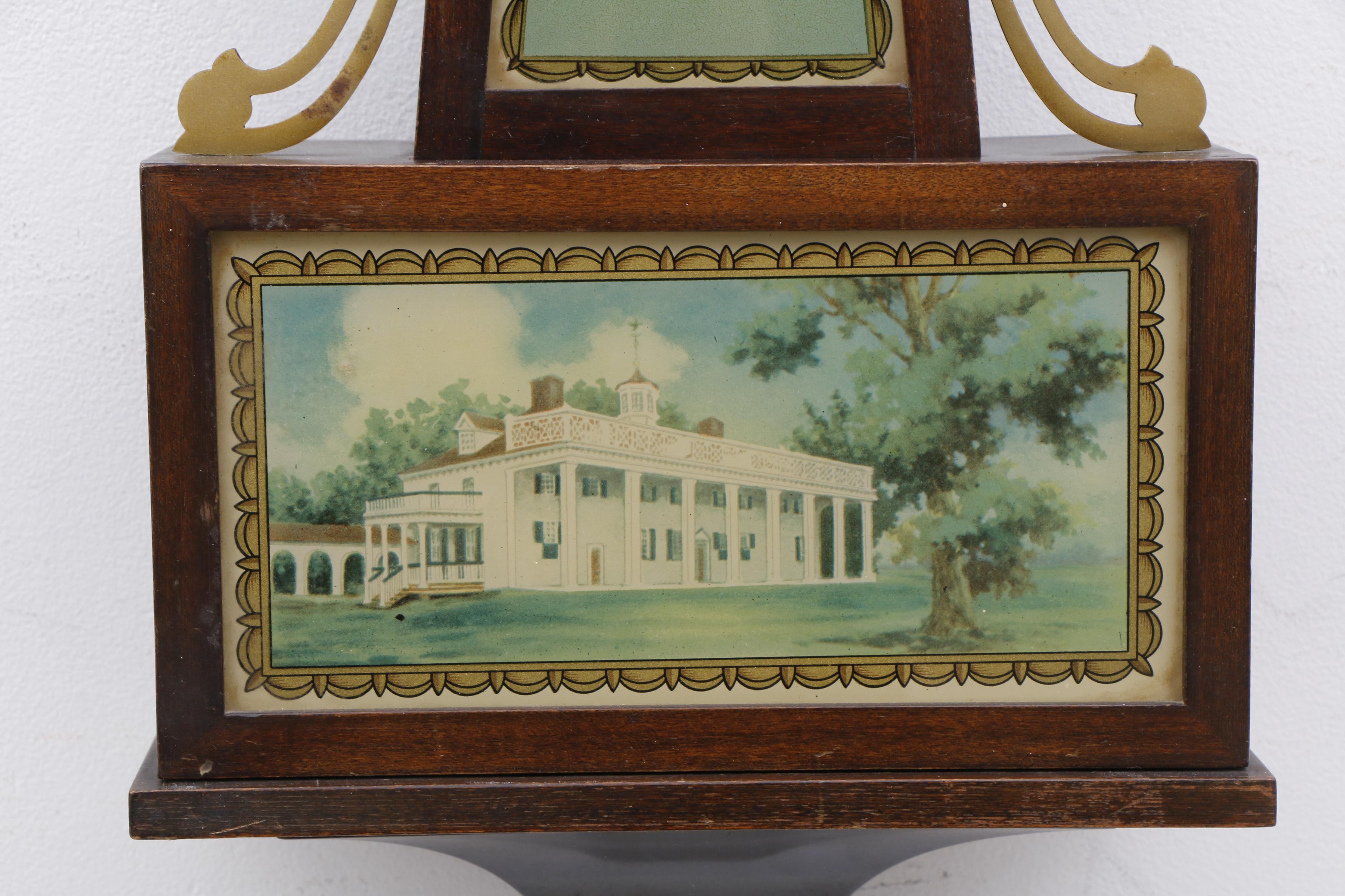 Plymouth "George Washington" Banjo Clock, 20th Century