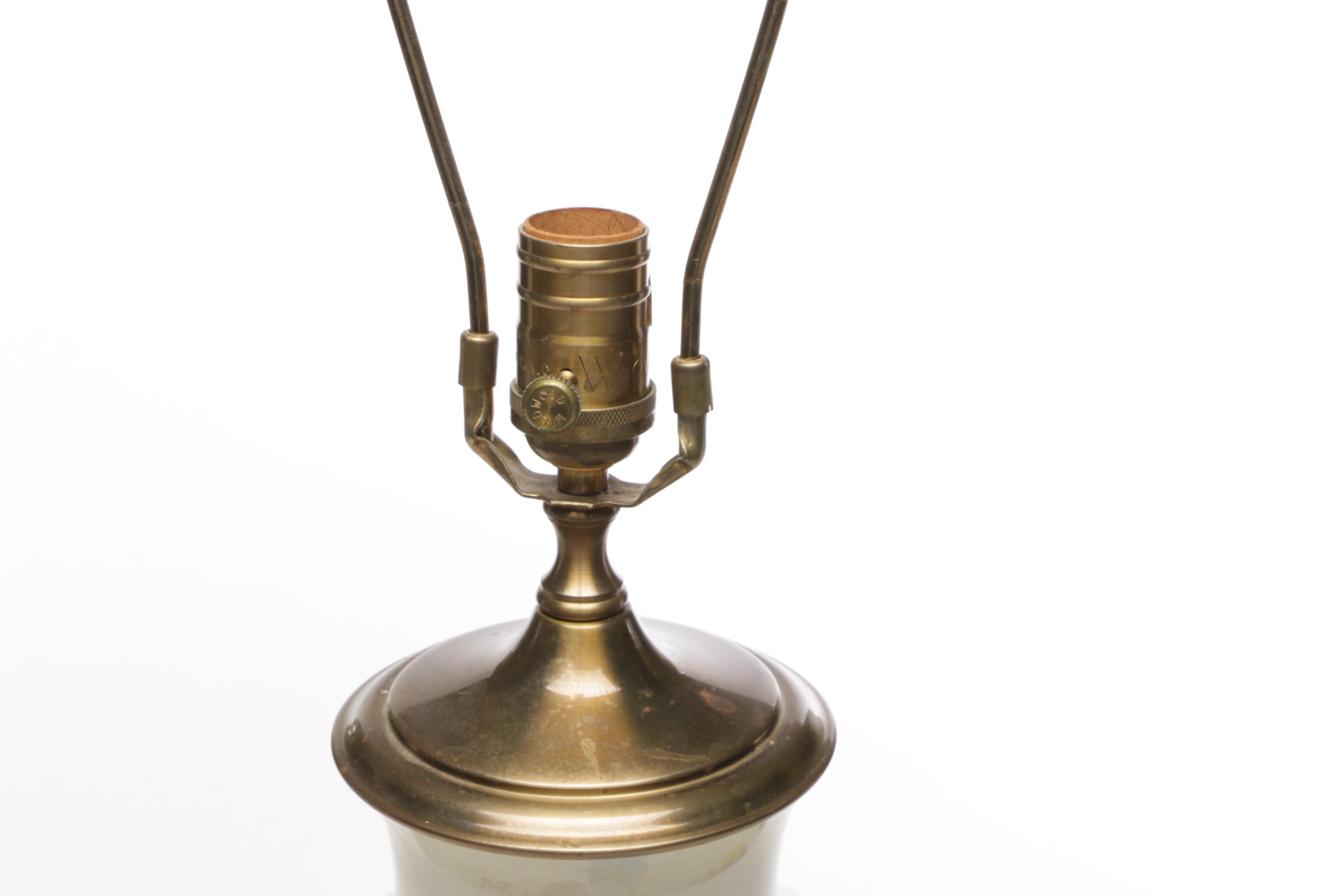 Wildwood Pamela Shirley Limited Edition Kutani Porcelain Hand-Painted Table Lamp