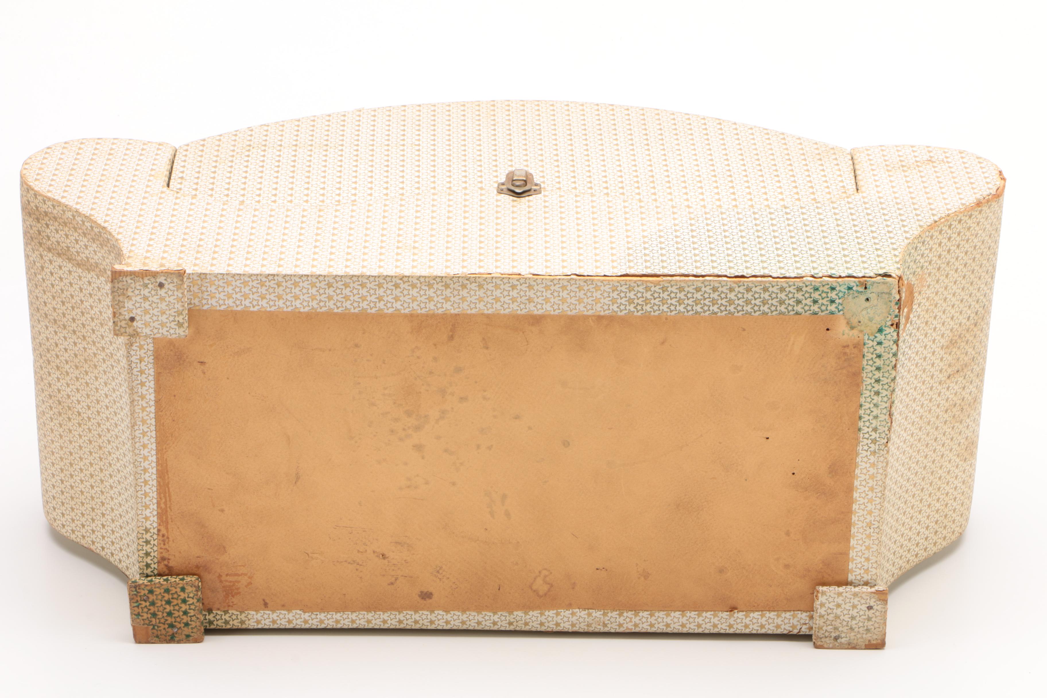 Italian Wax Automaton Doll Music Box, Early 20th Century