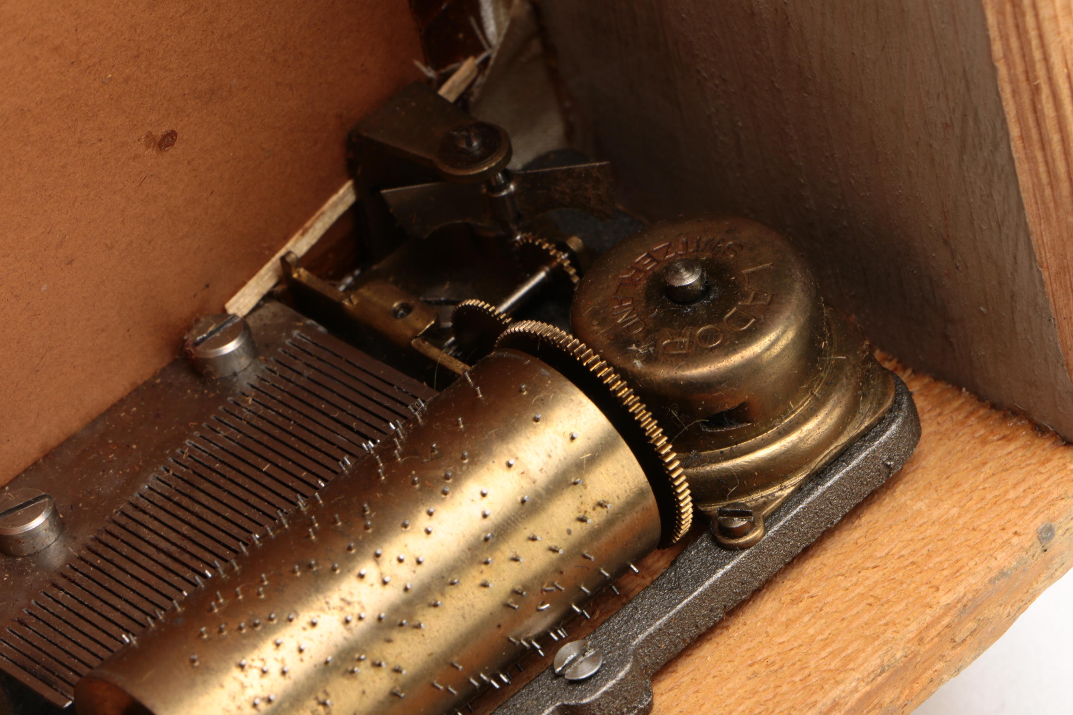 Italian Wax Automaton Doll Music Box, Early 20th Century