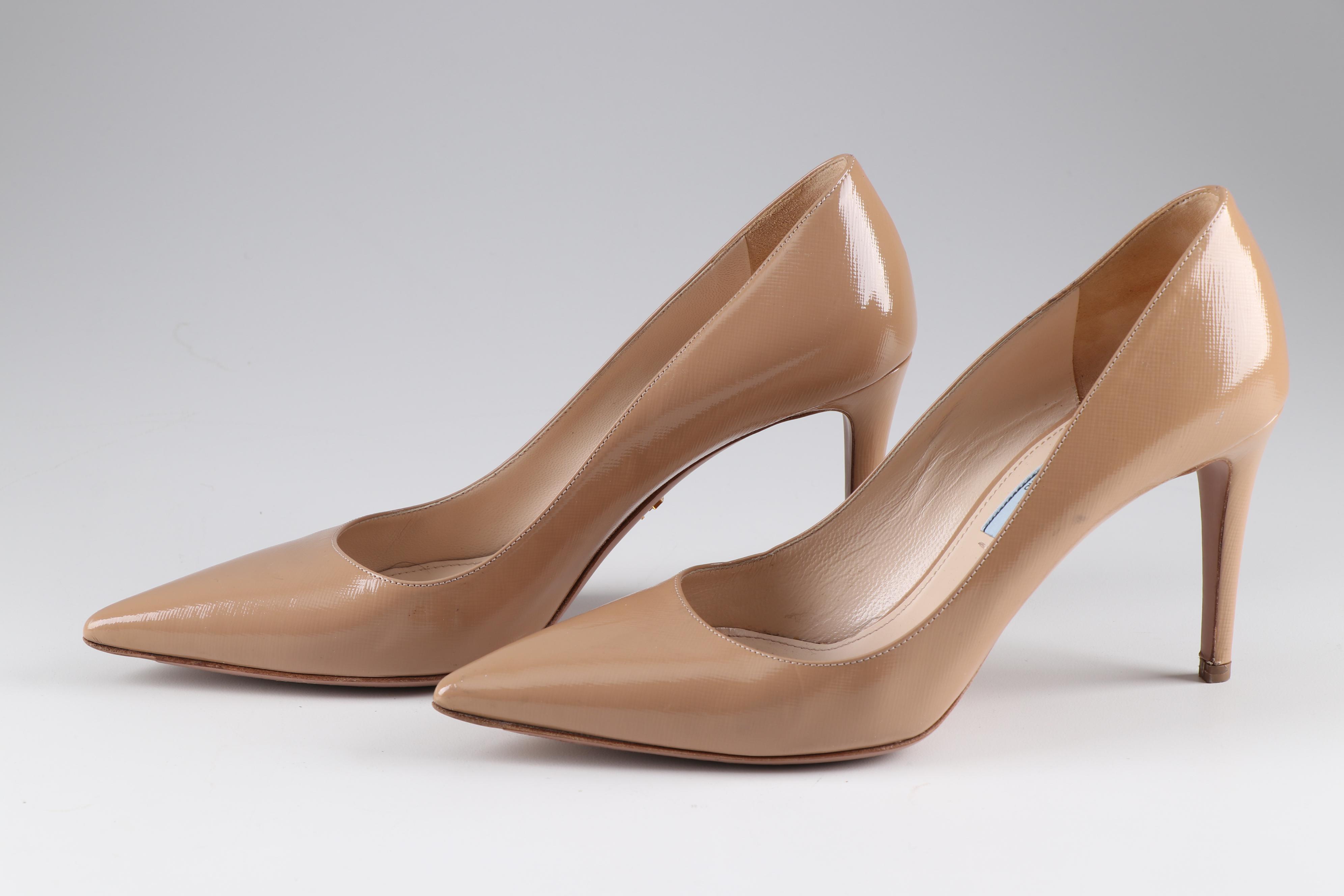 Prada and Salvatore Ferragamo High-Heeled Pumps and Slingbacks