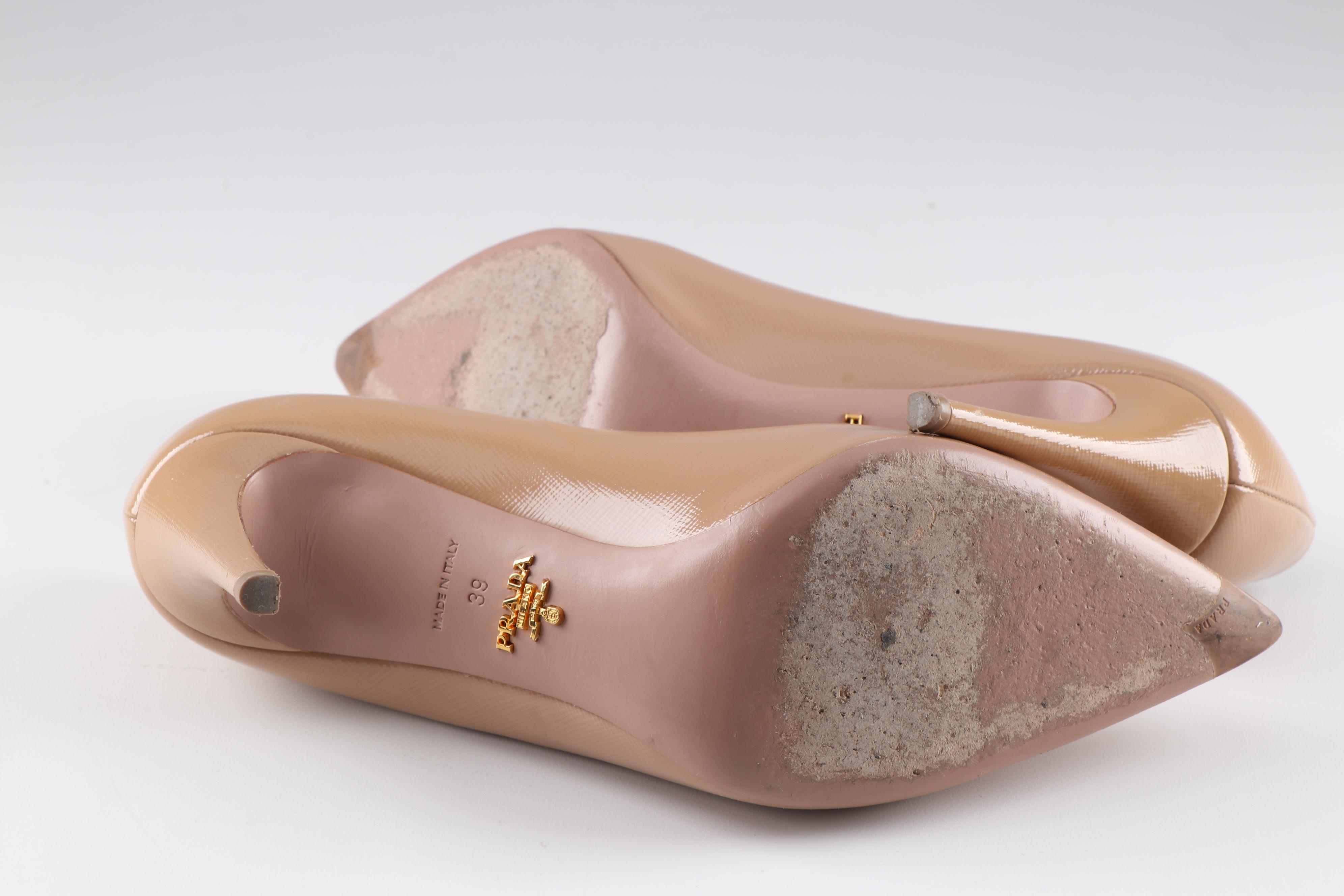 Prada and Salvatore Ferragamo High-Heeled Pumps and Slingbacks