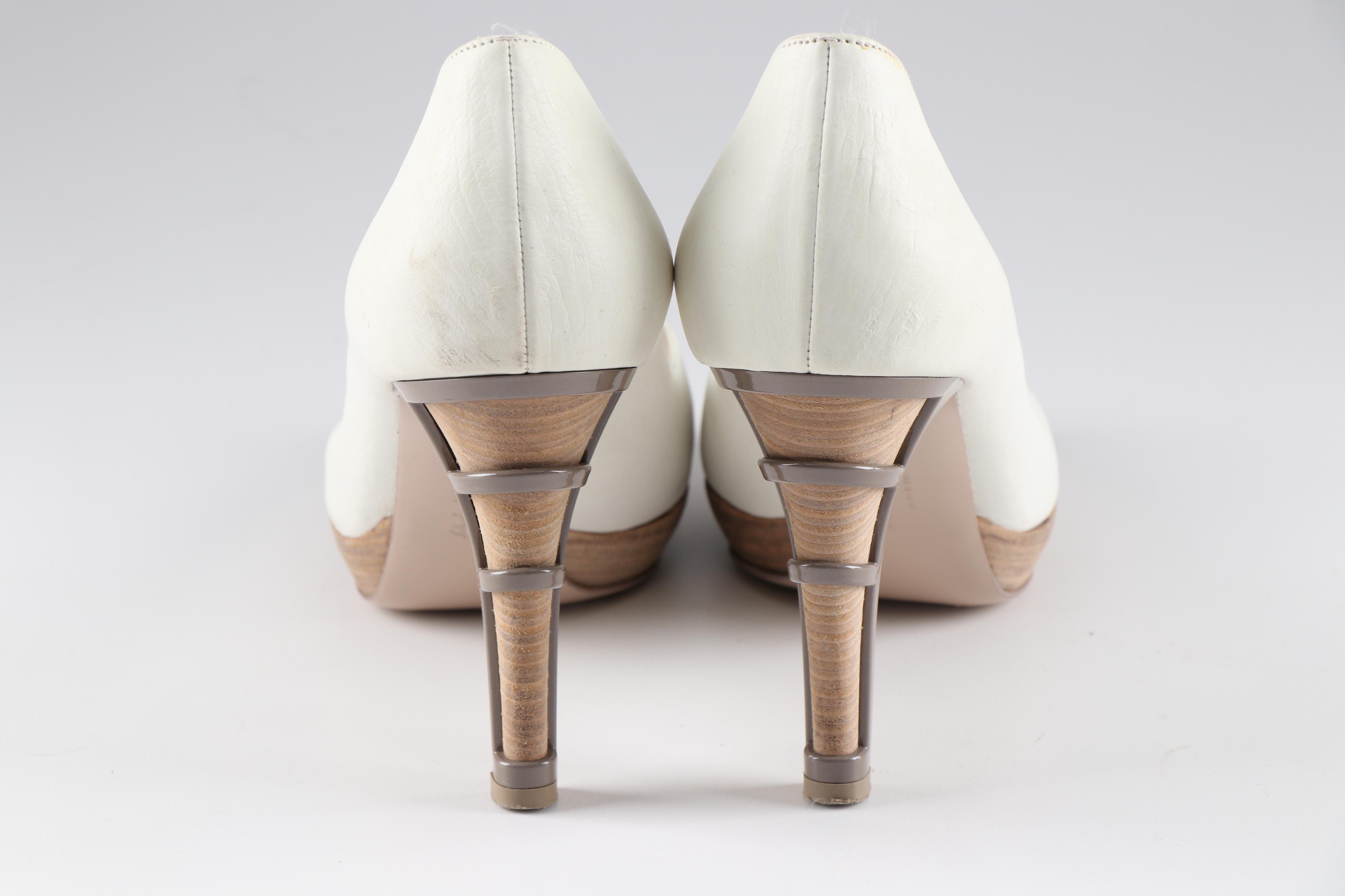 Prada and Salvatore Ferragamo High-Heeled Pumps and Slingbacks