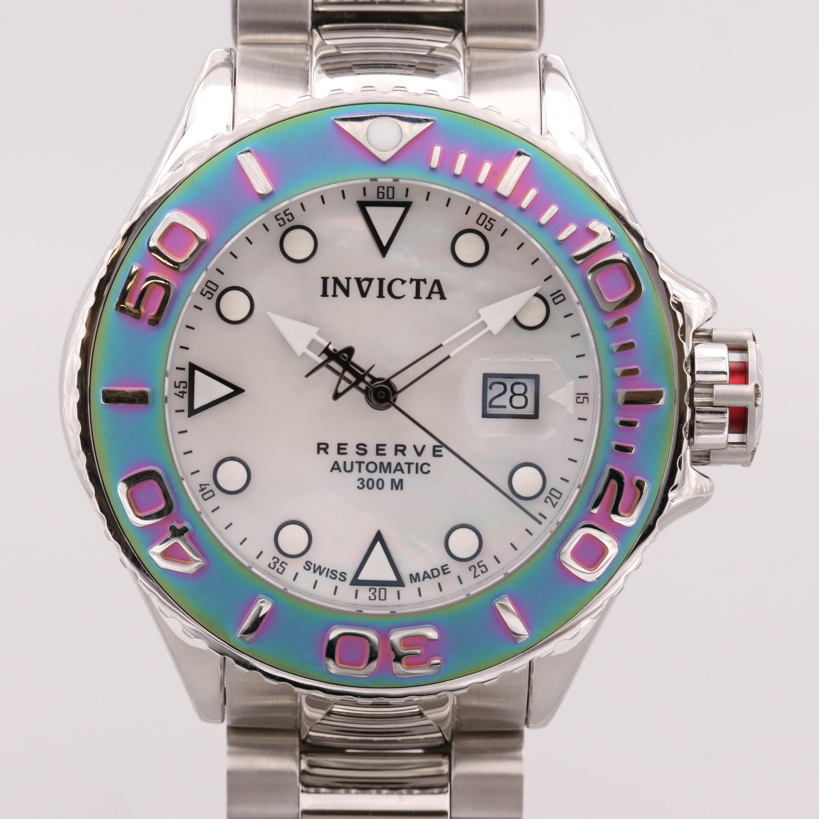 Invicta Reserve Grand Diver Stainless Steel Automatic Watch