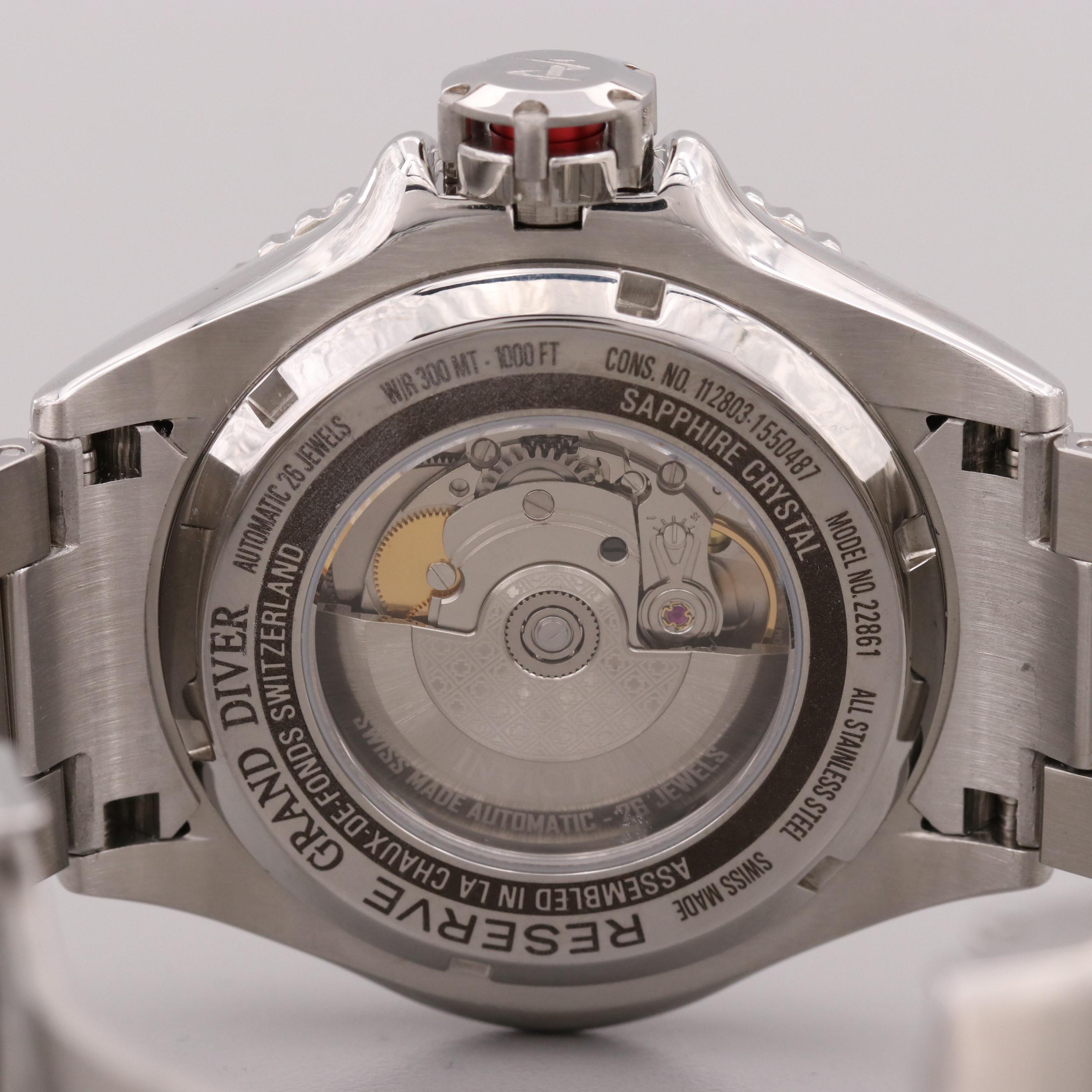 Invicta Reserve Grand Diver Stainless Steel Automatic Watch