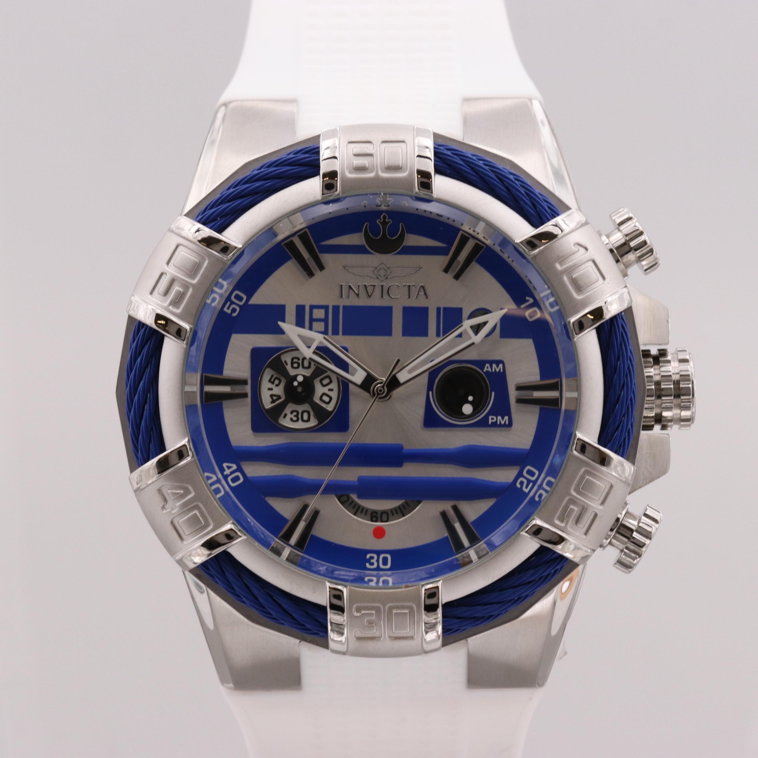 Invicta Star Wars R2-D2 Stainless Steel Quartz Chronograph Watch