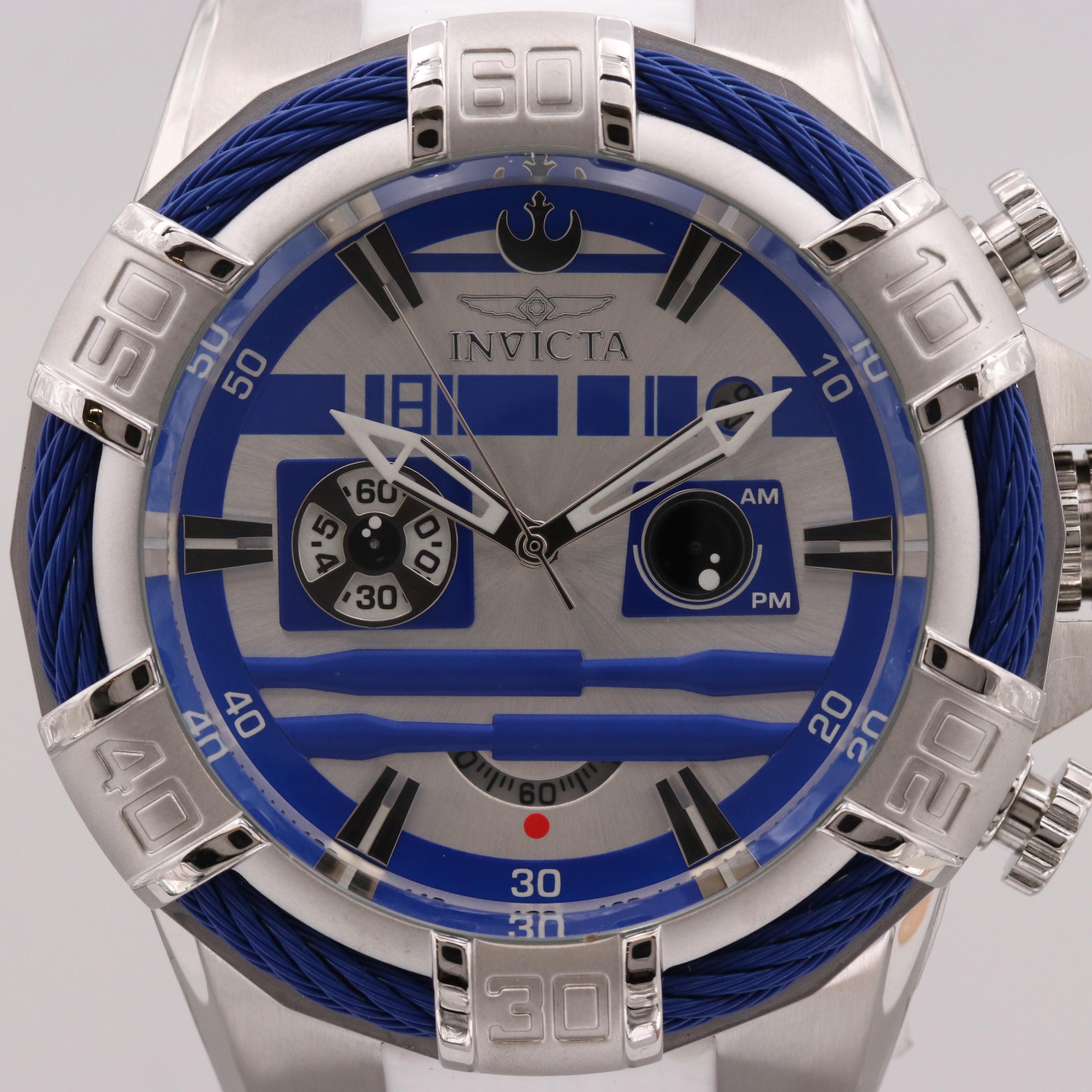 Invicta Star Wars R2-D2 Stainless Steel Quartz Chronograph Watch