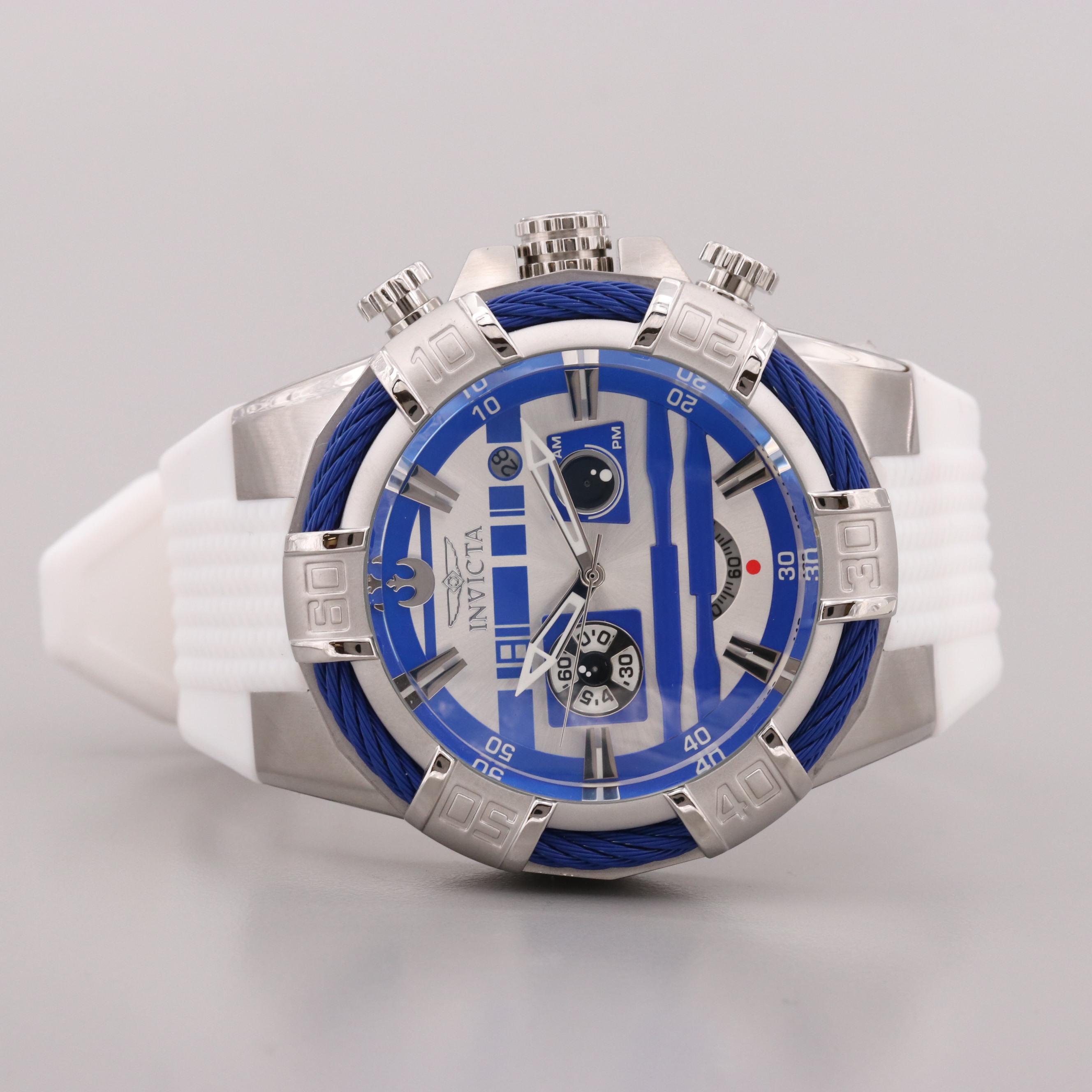 Invicta Star Wars R2-D2 Stainless Steel Quartz Chronograph Watch