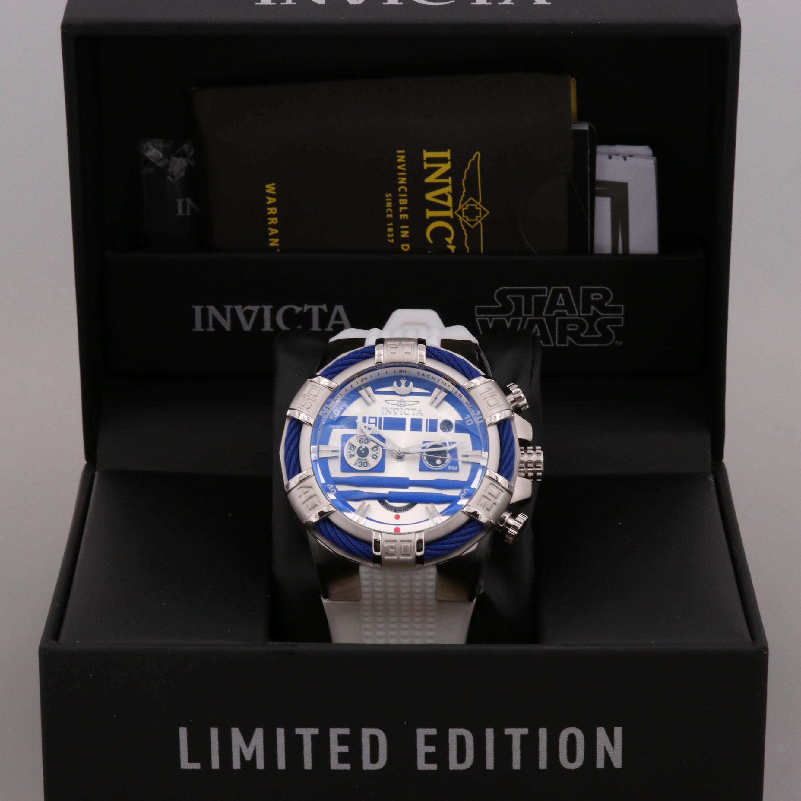 Invicta Star Wars R2-D2 Stainless Steel Quartz Chronograph Watch