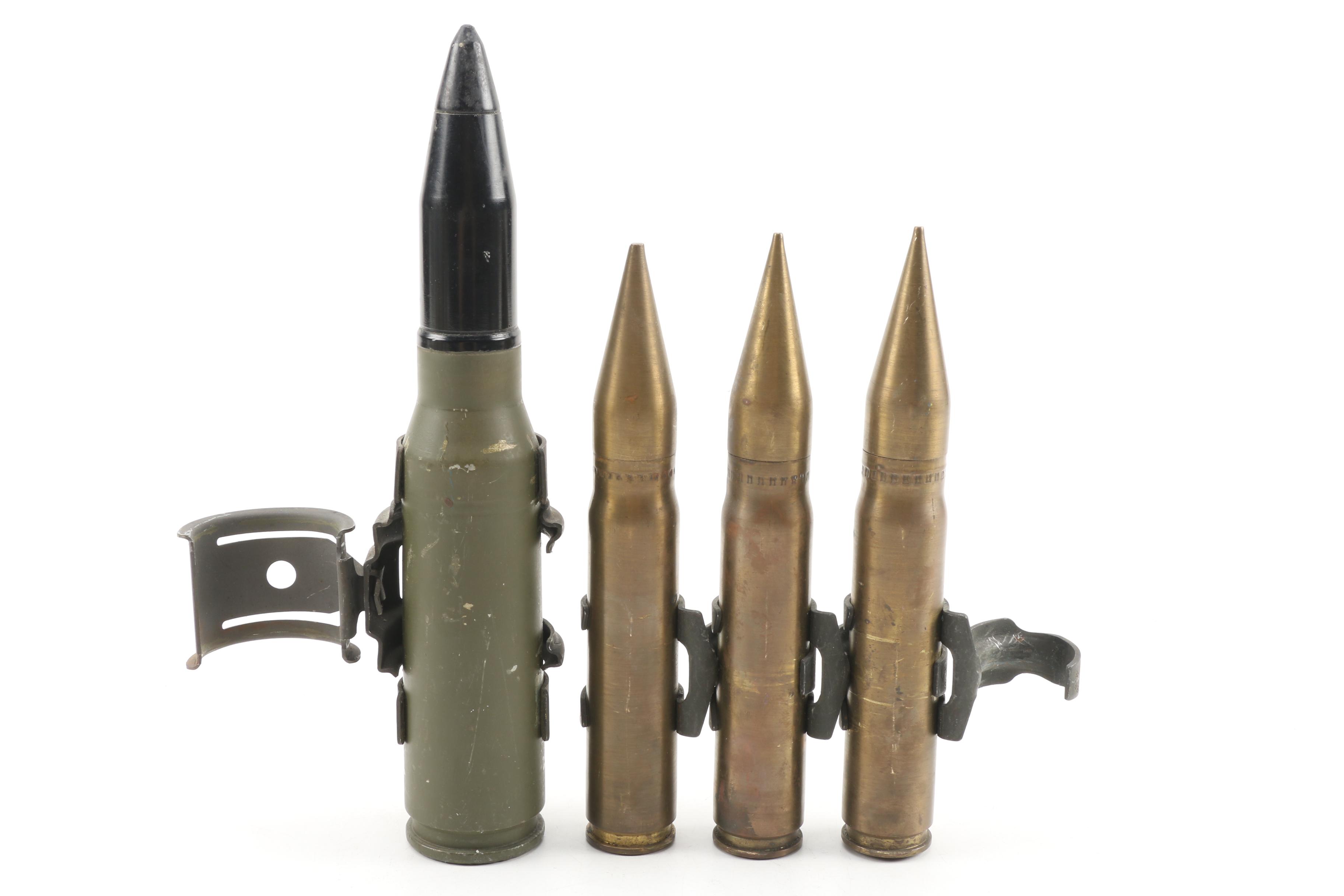 Inert Korean War Era Chain Gun Artillery Projectiles