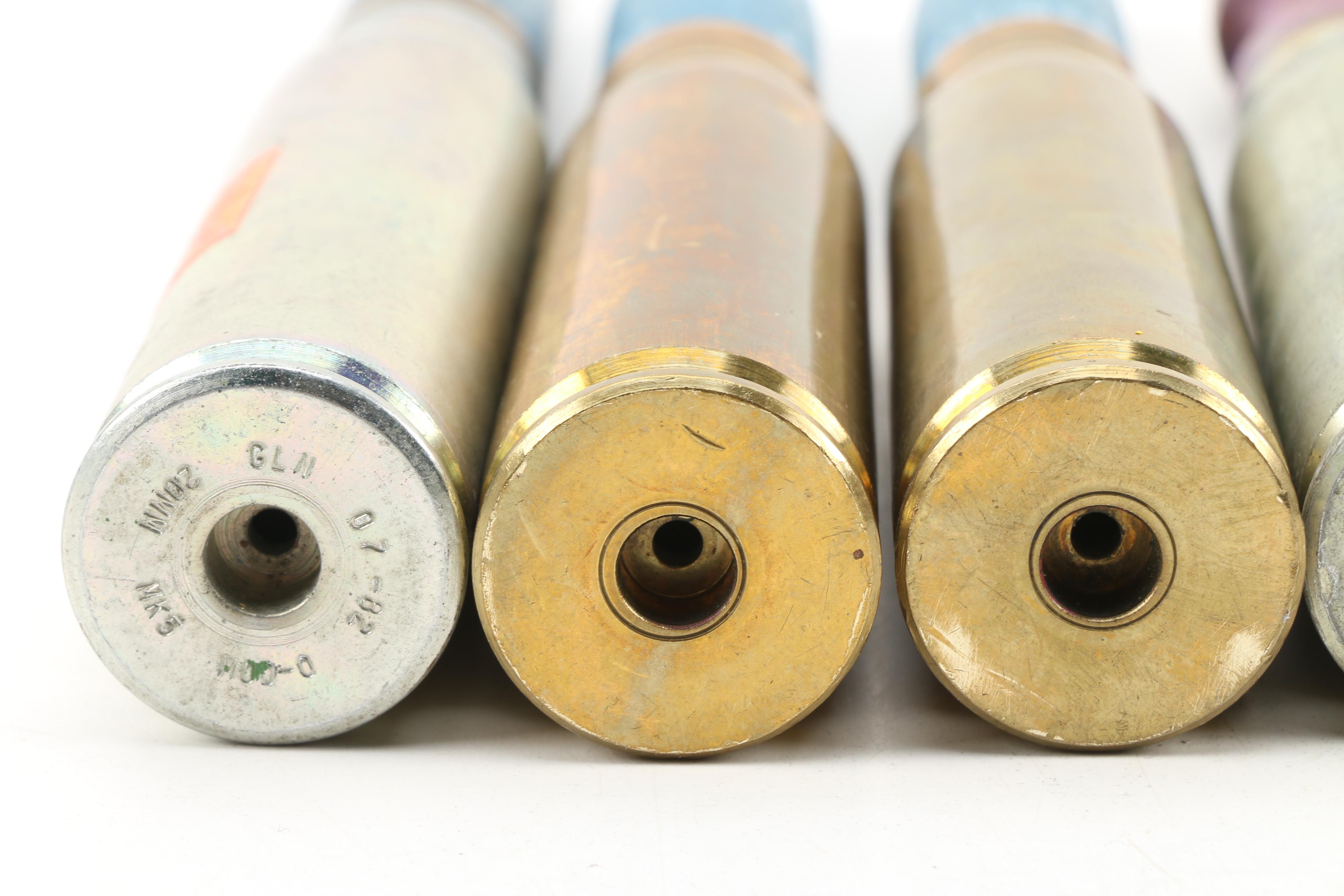 Inert Korean War Era Chain Gun Artillery Projectiles