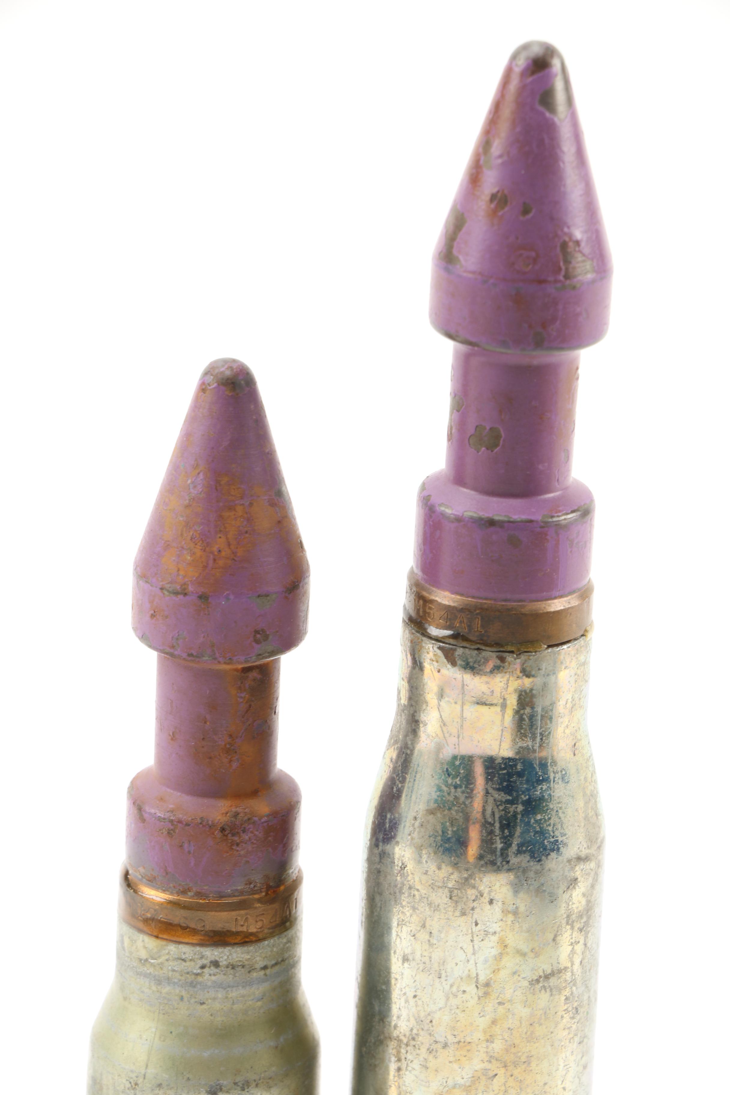 Inert Korean War Era Chain Gun Artillery Projectiles