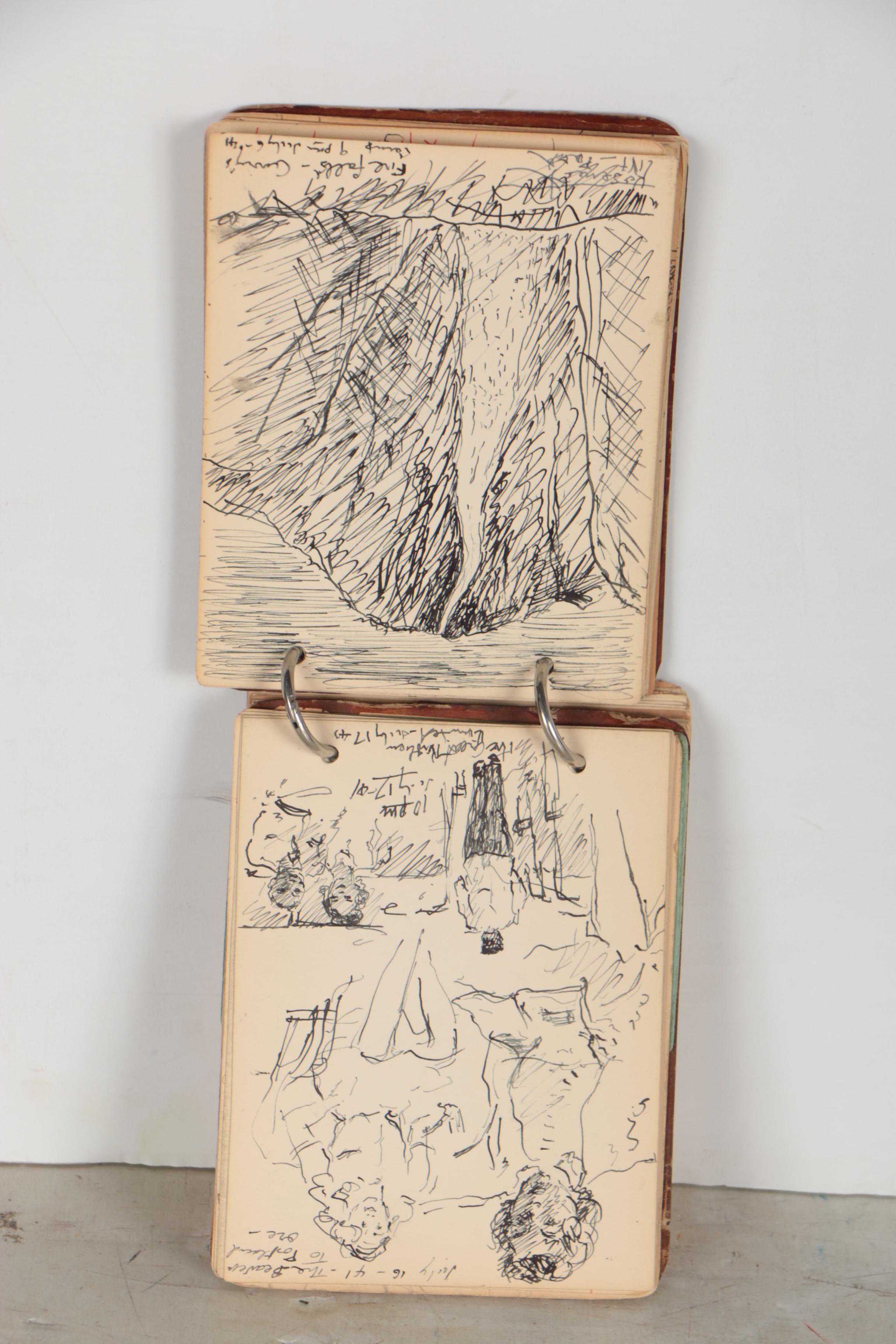 Xavier J. Barile Sketchbook of Line Drawings