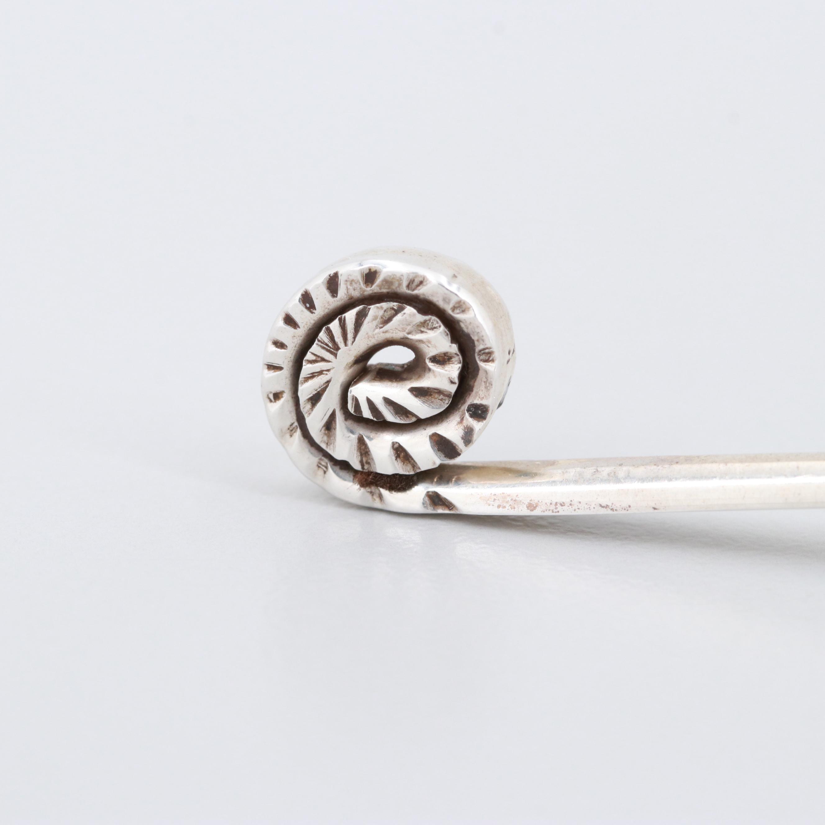 Meso-American Style Sterling Pendants and Southwestern Turquoise Candle Snuffer