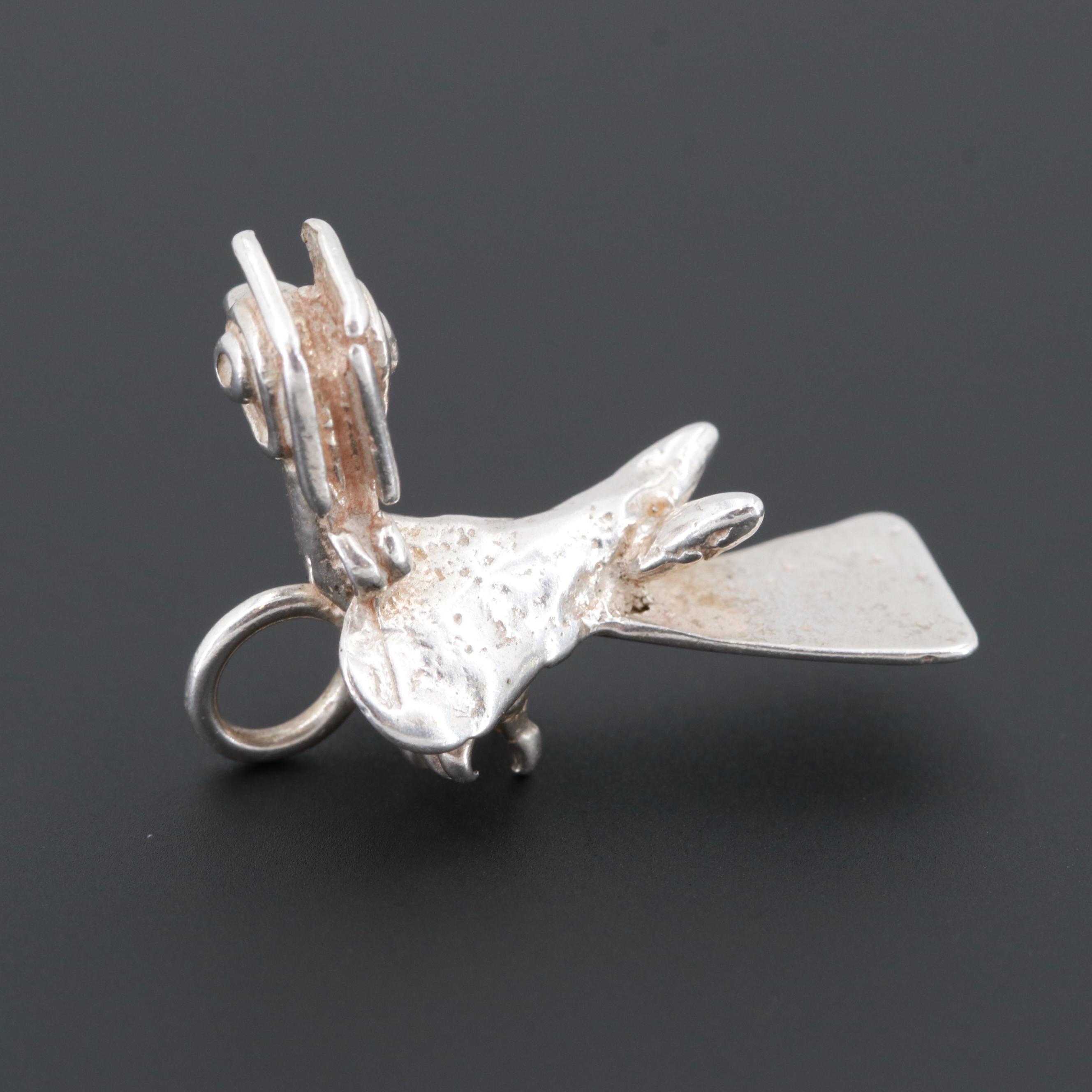 Meso-American Style Sterling Pendants and Southwestern Turquoise Candle Snuffer