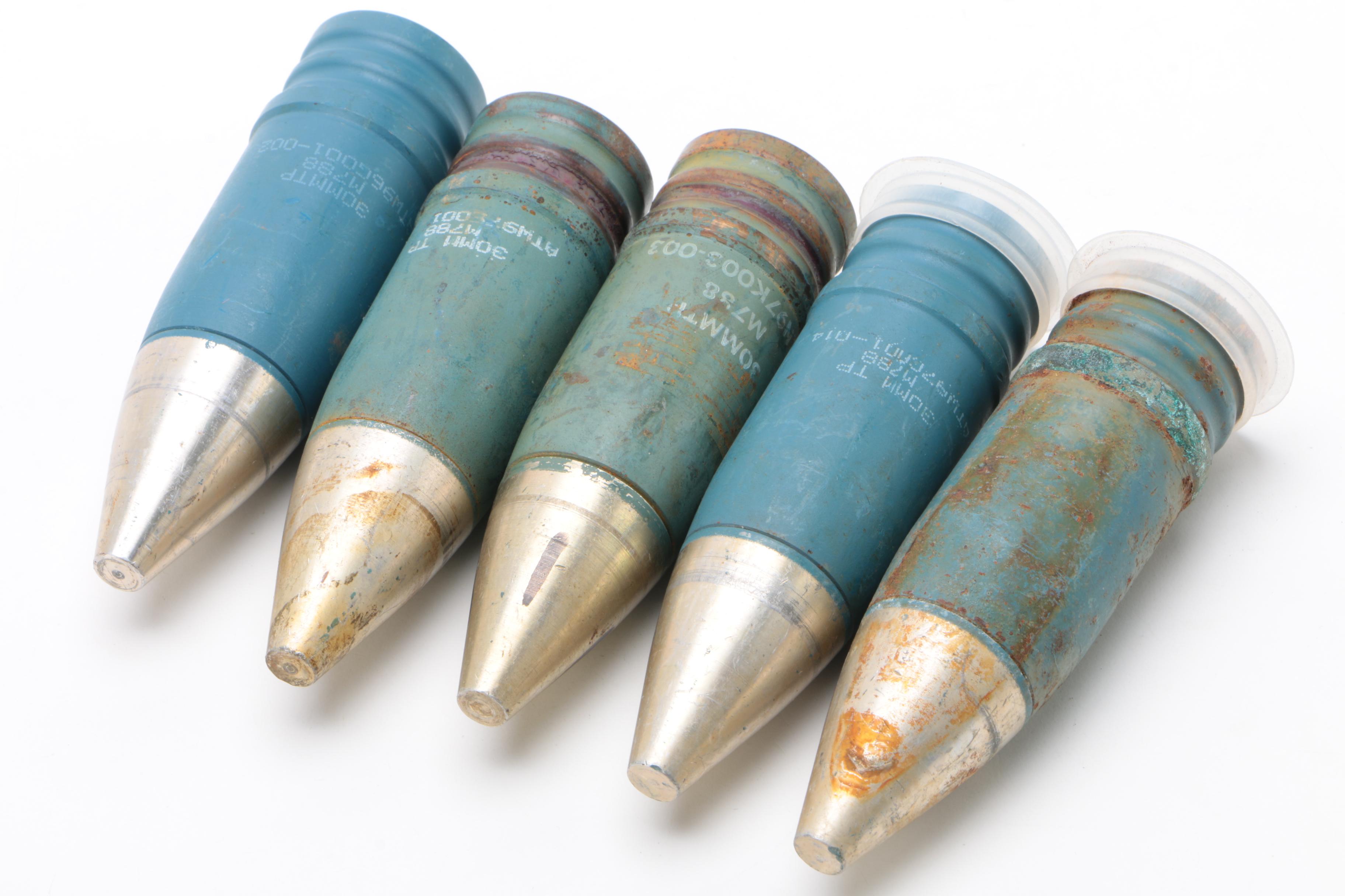 American M230 Chain Gun 30mm M788 Target Practice Munitions