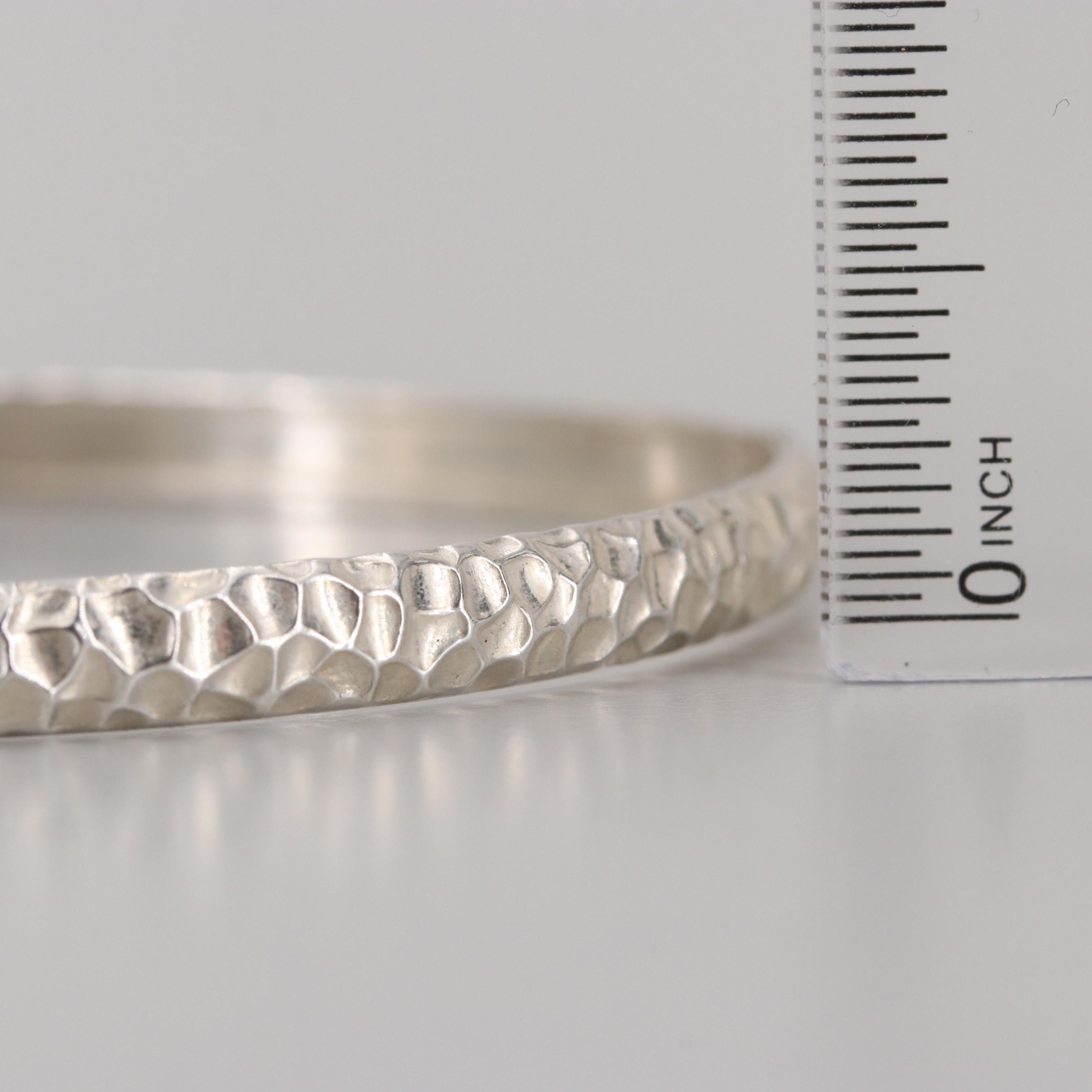 Sterling Silver Bangle Bracelets
