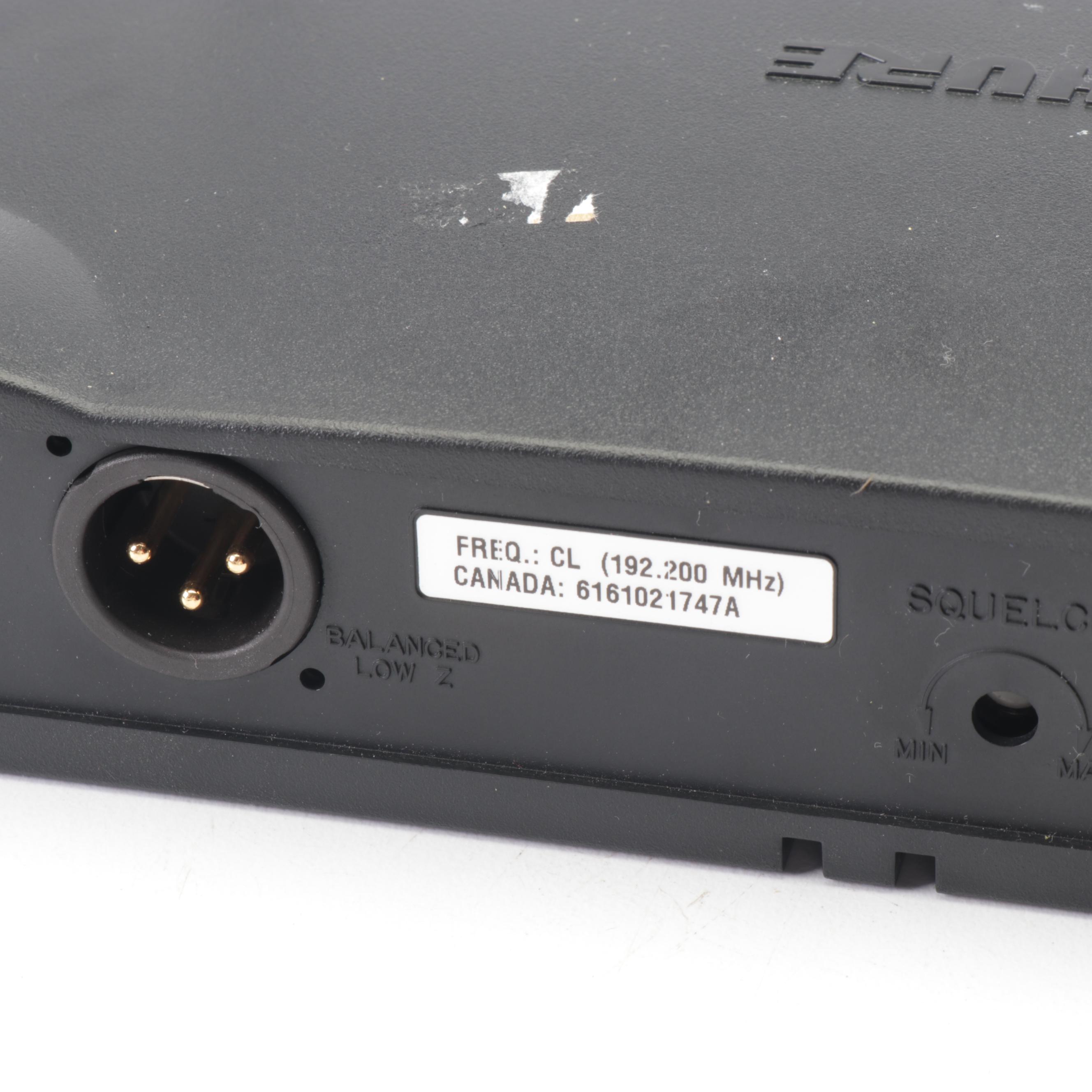 Pair of Shure T4N Wireless Guitar Receiver and Headsets