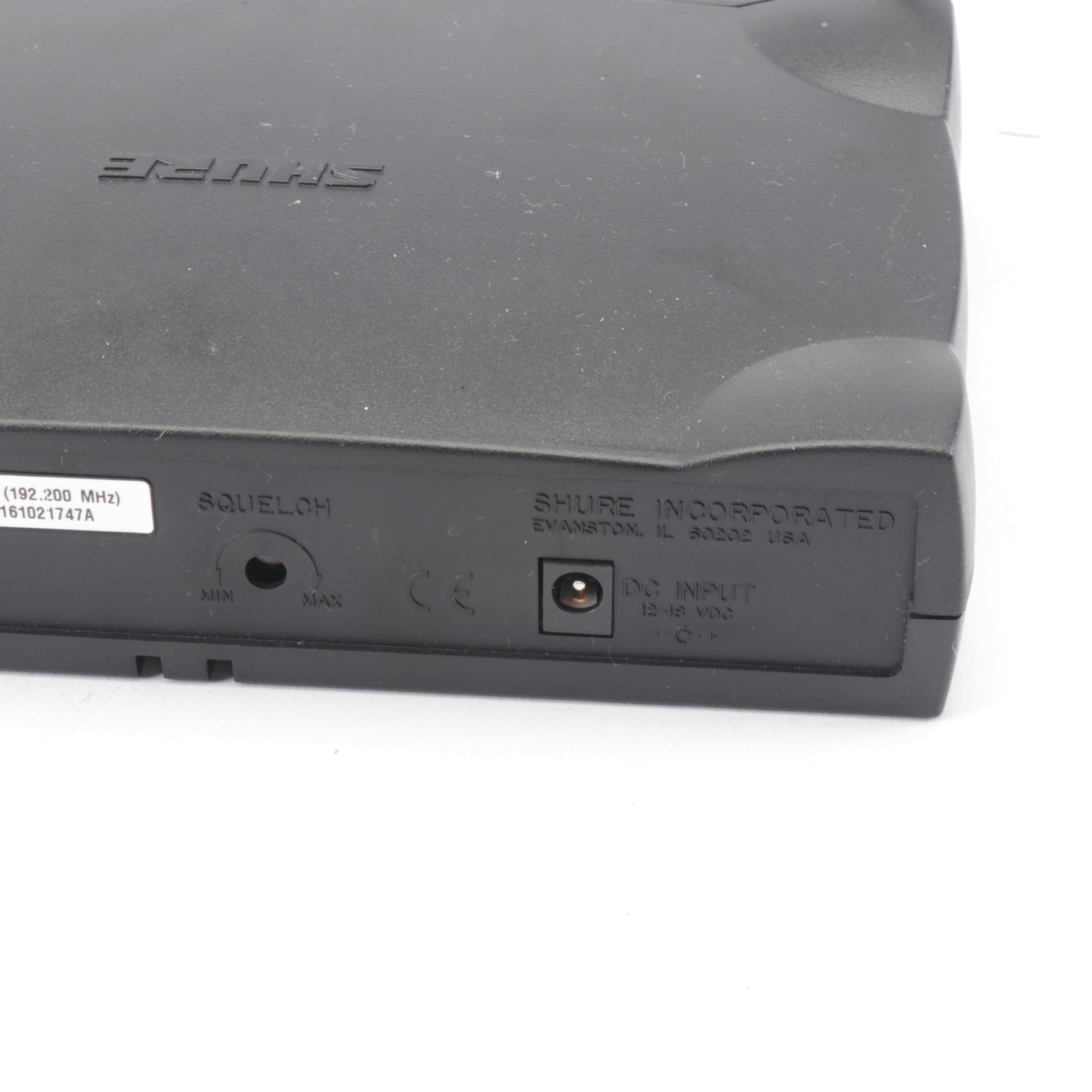 Pair of Shure T4N Wireless Guitar Receiver and Headsets