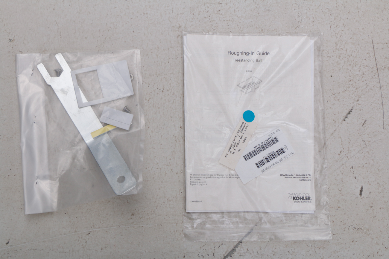 Modernist Kohler Enameled Metal Bath Tub