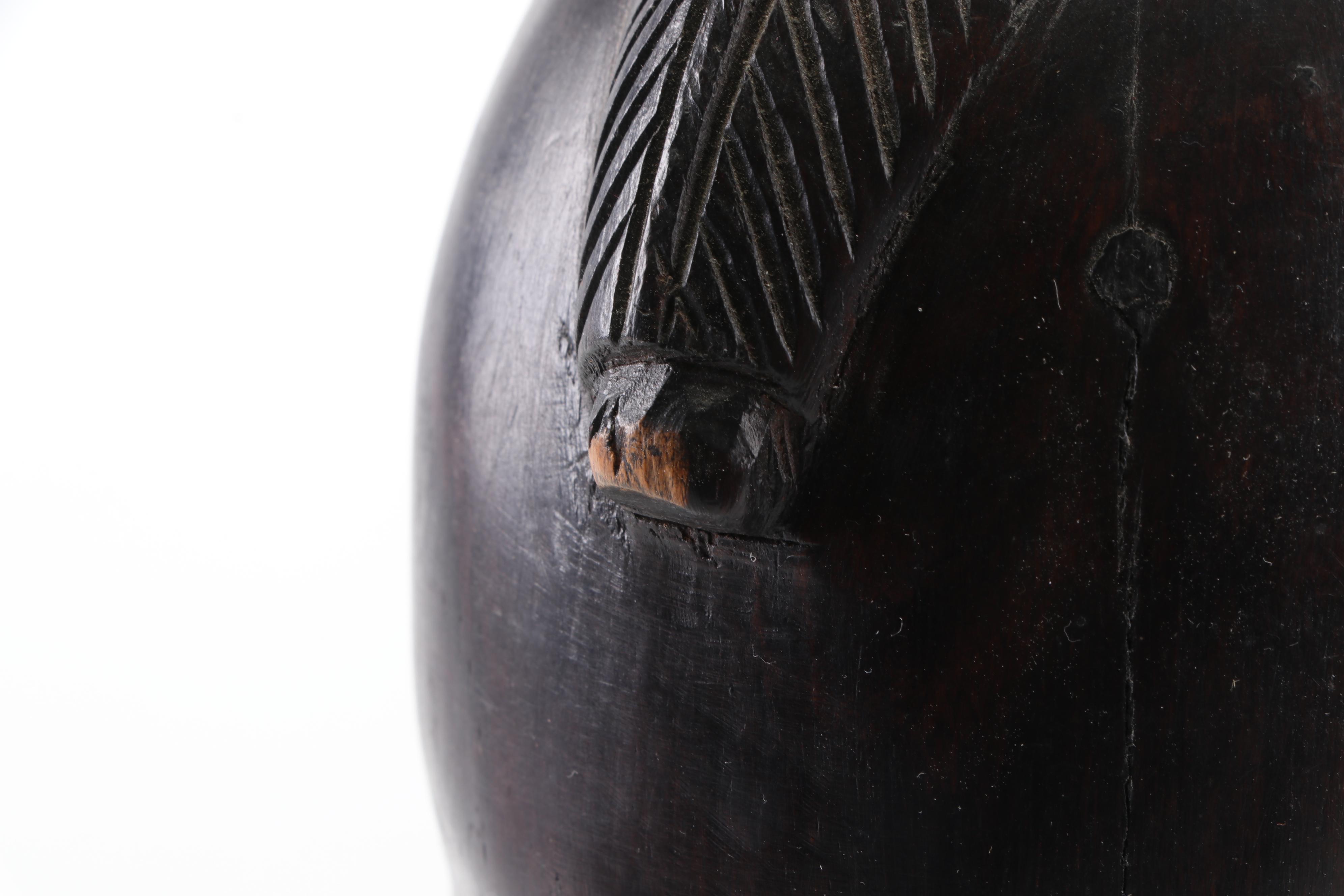 Tanzanian and Kenyan Hand Carved Wooden Figural Sculptures