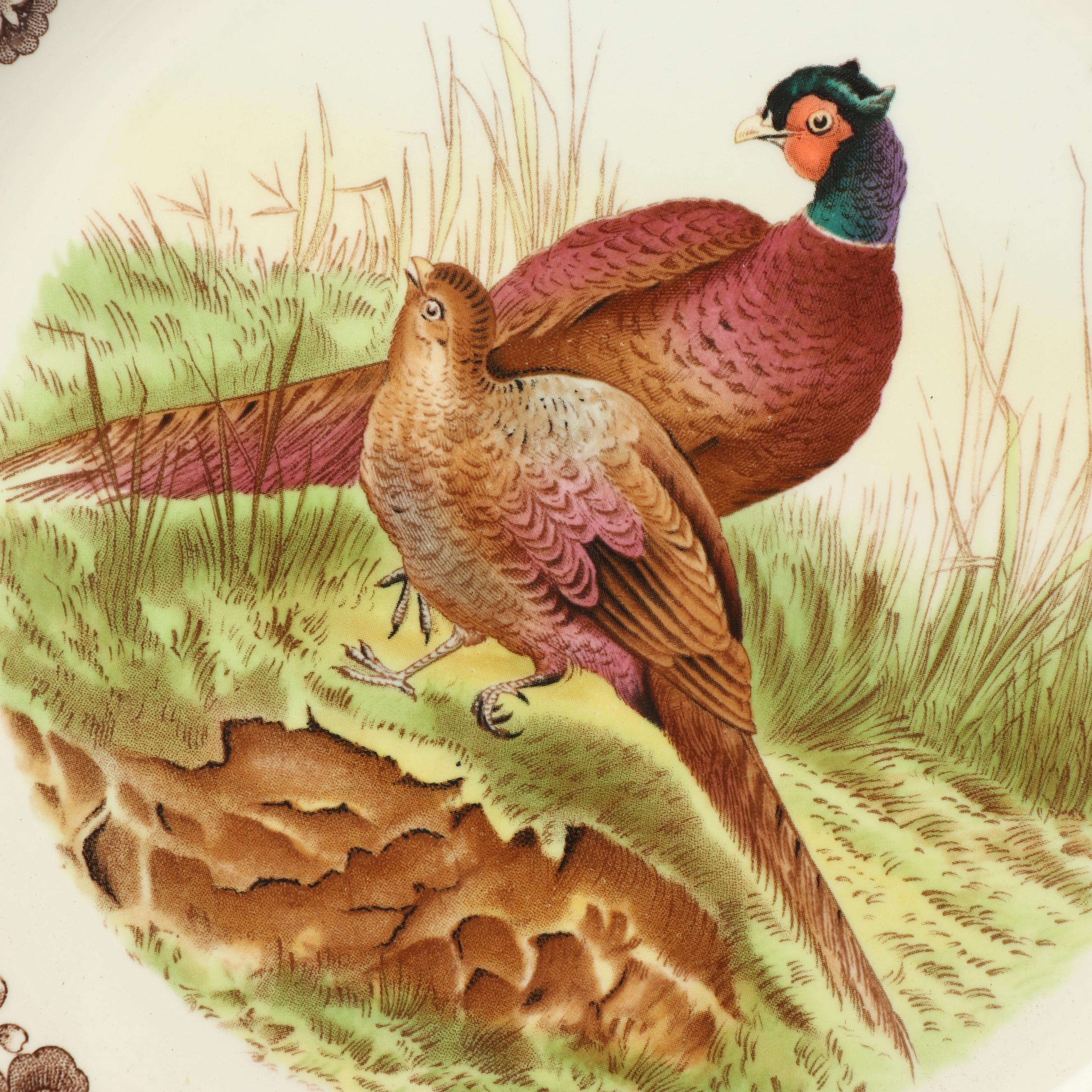 Spode Woodland Pheasant Dinner Plate