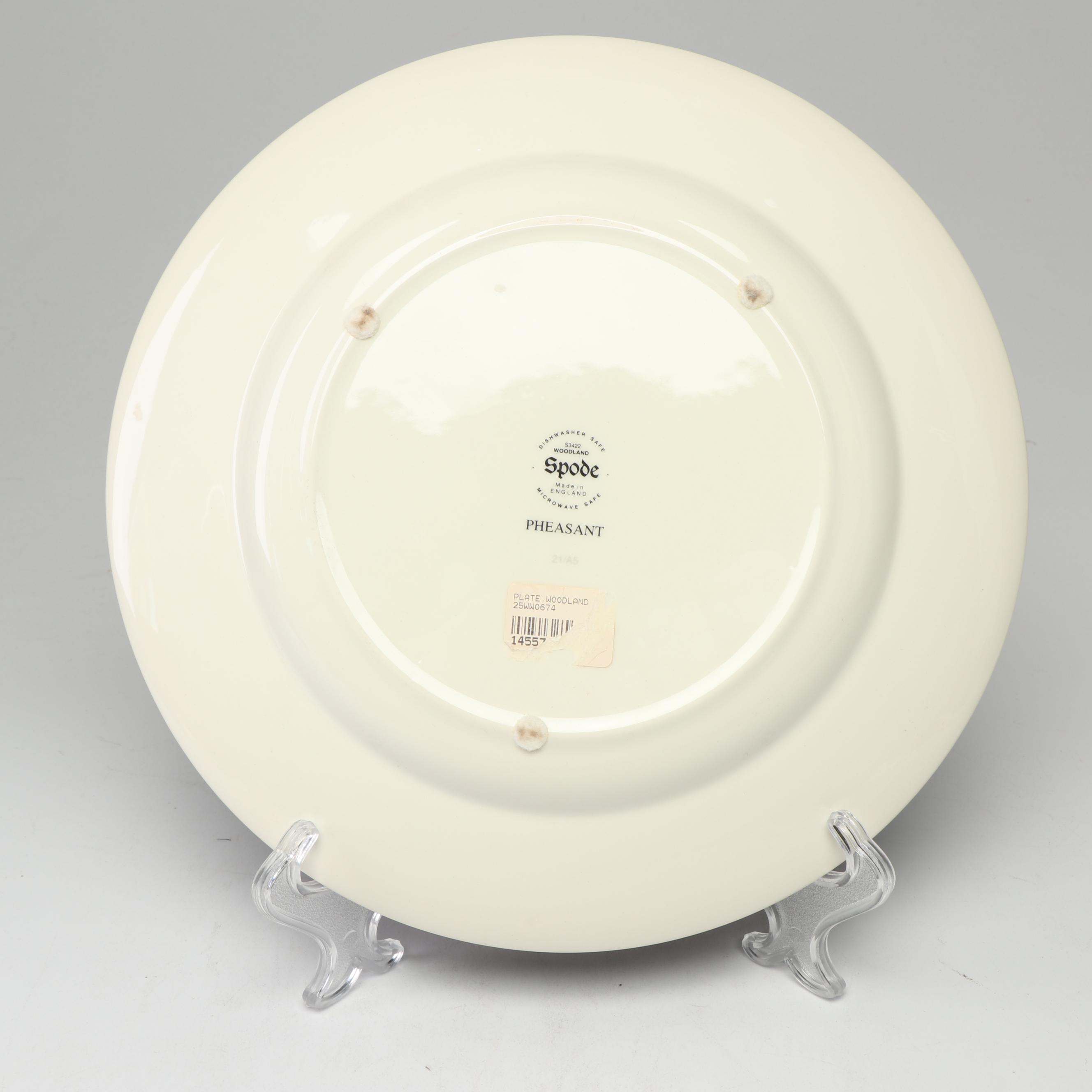 Spode Woodland Pheasant Dinner Plate