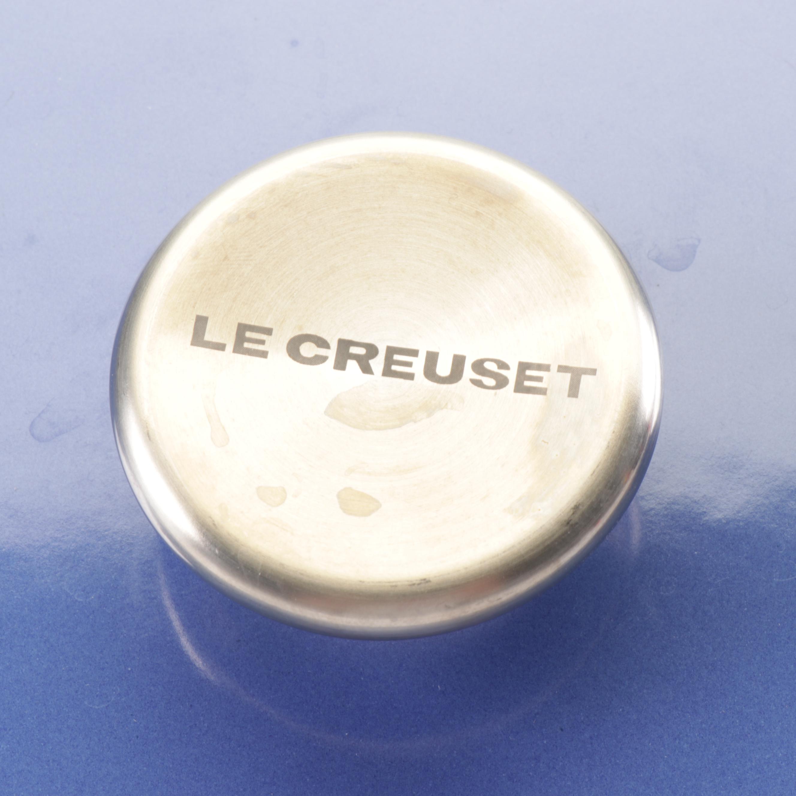 Le Creuset Cobalt Blue Enameled Cast Iron 13.25 Qt Round Oven