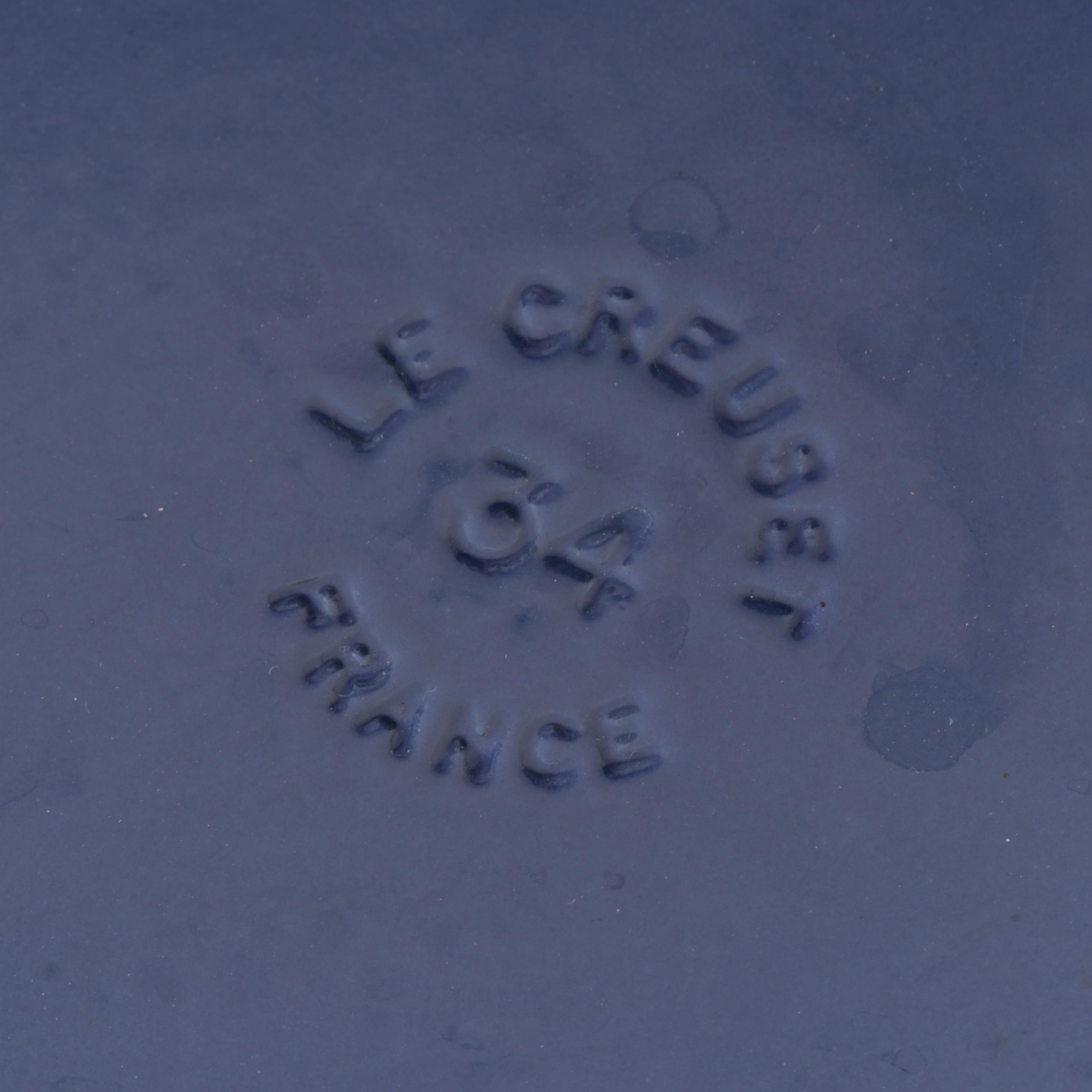 Le Creuset Cobalt Blue Enameled Cast Iron 13.25 Qt Round Oven