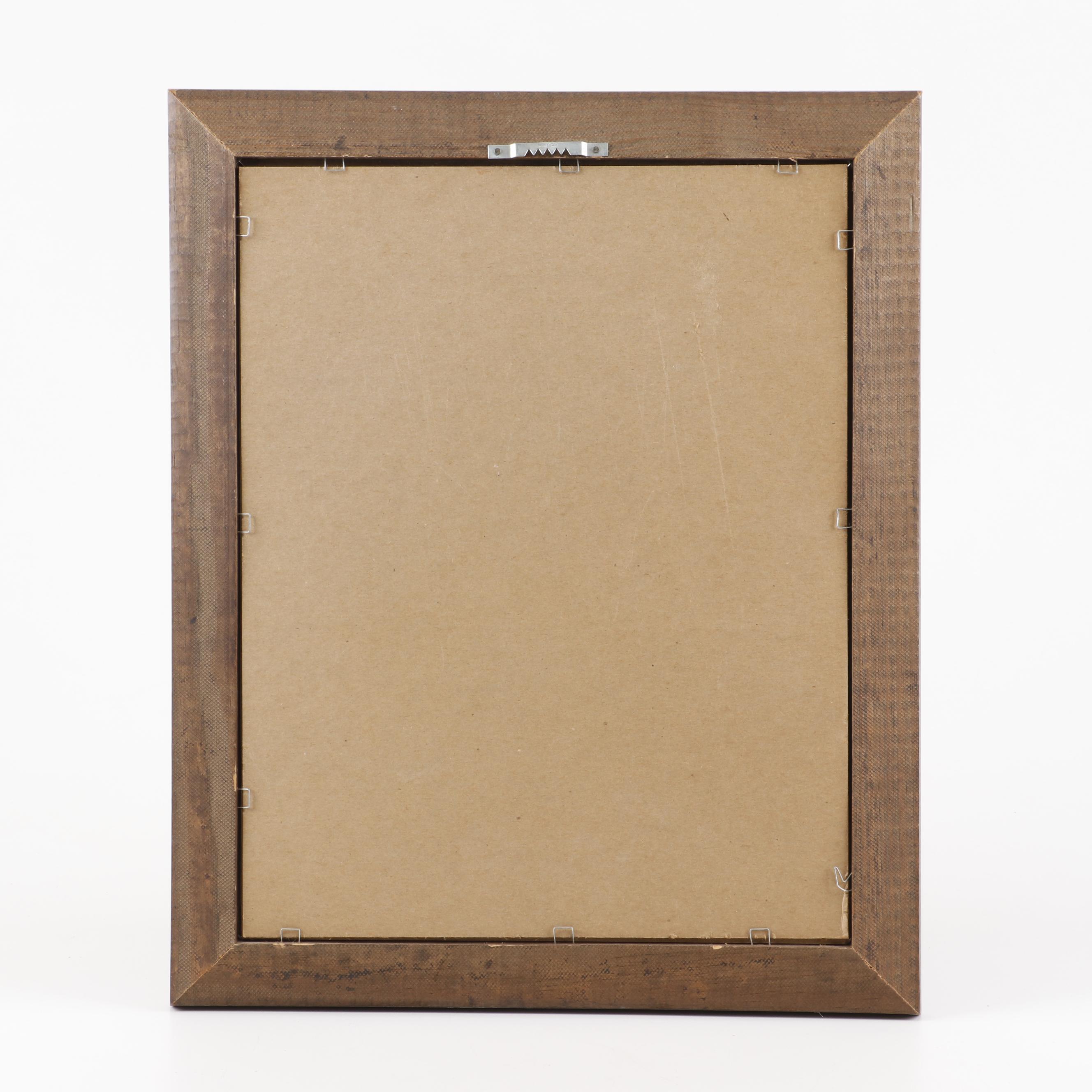 Framed "Abraham Lincoln Memorial Collection" Pennies Dated 1959 to 1977