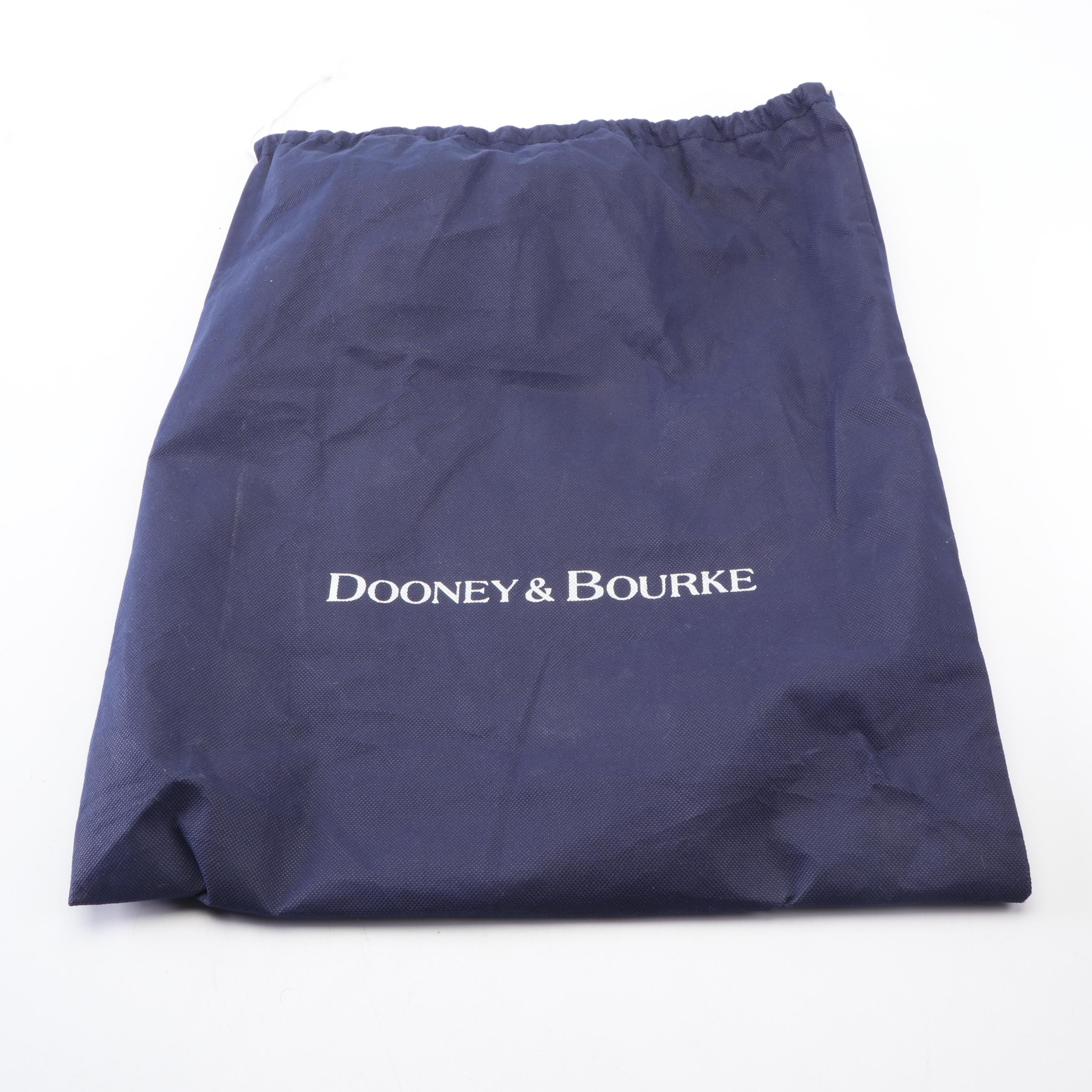 Dooney & Bourke Signature Duck Pattern Coated Canvas and Leather Bag