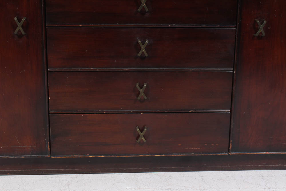 Paul Frankl for Johnson Cork Topped Sideboard, Mid-Century