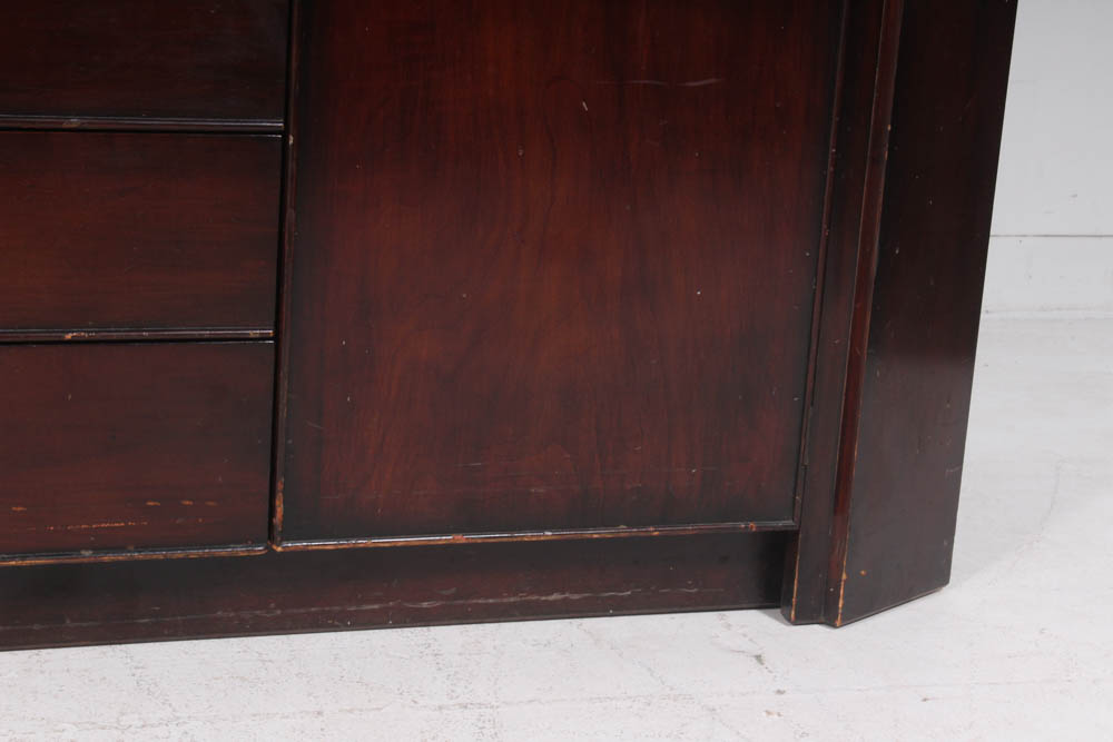 Paul Frankl for Johnson Cork Topped Sideboard, Mid-Century