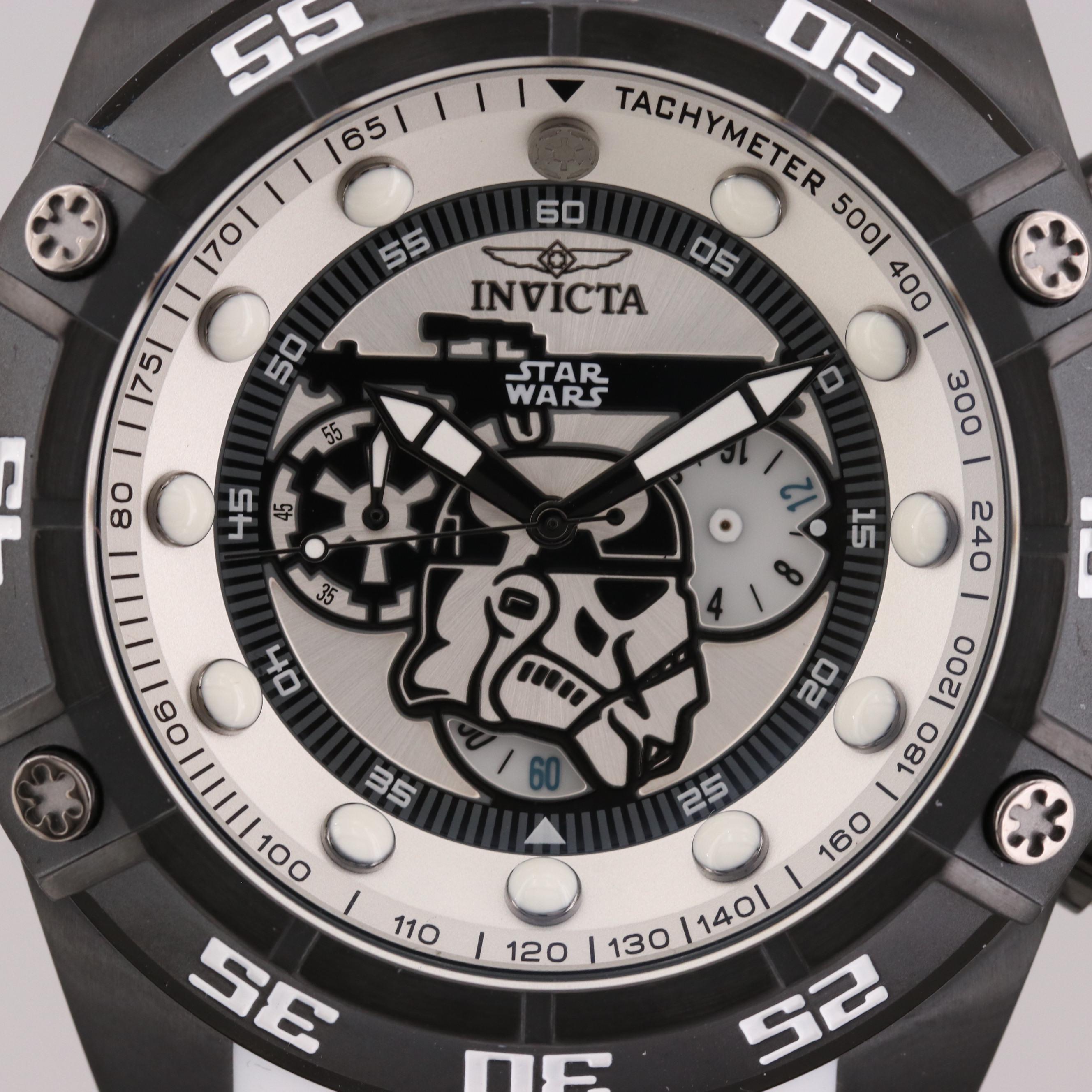 Invicta Star Wars Storm Trooper Stainless Steel Limited Edition Watch