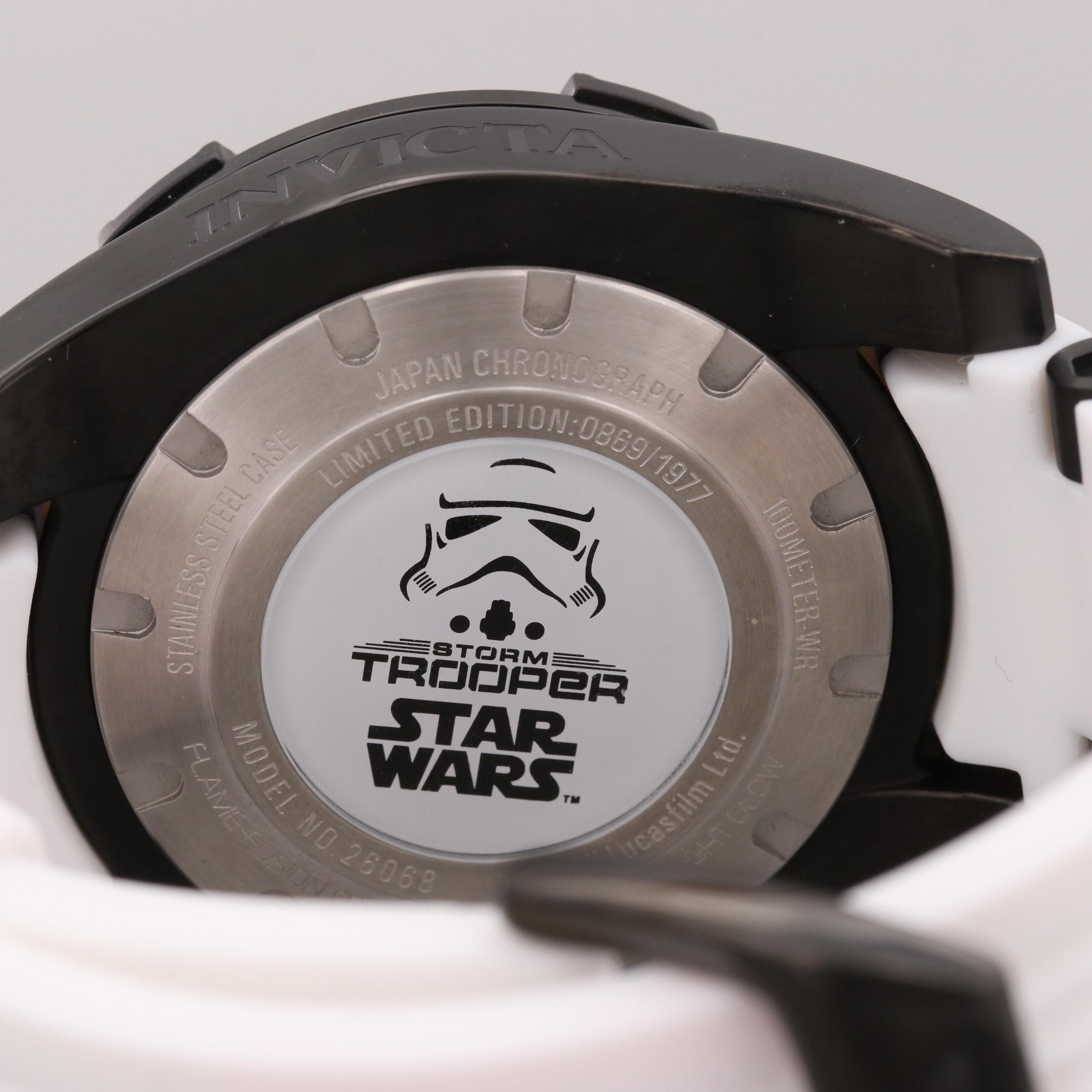Invicta Star Wars Storm Trooper Stainless Steel Limited Edition Watch
