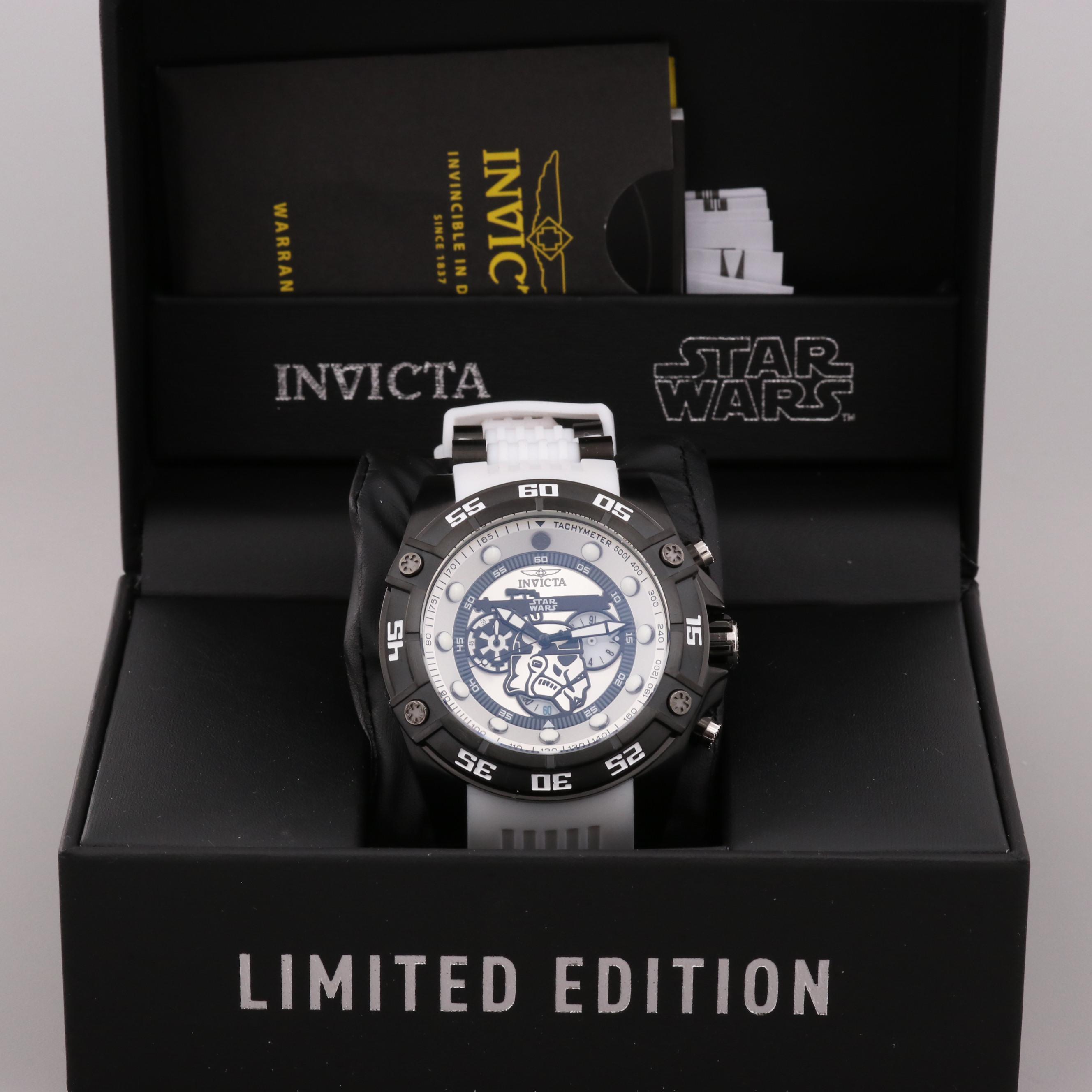 Invicta Star Wars Storm Trooper Stainless Steel Limited Edition Watch