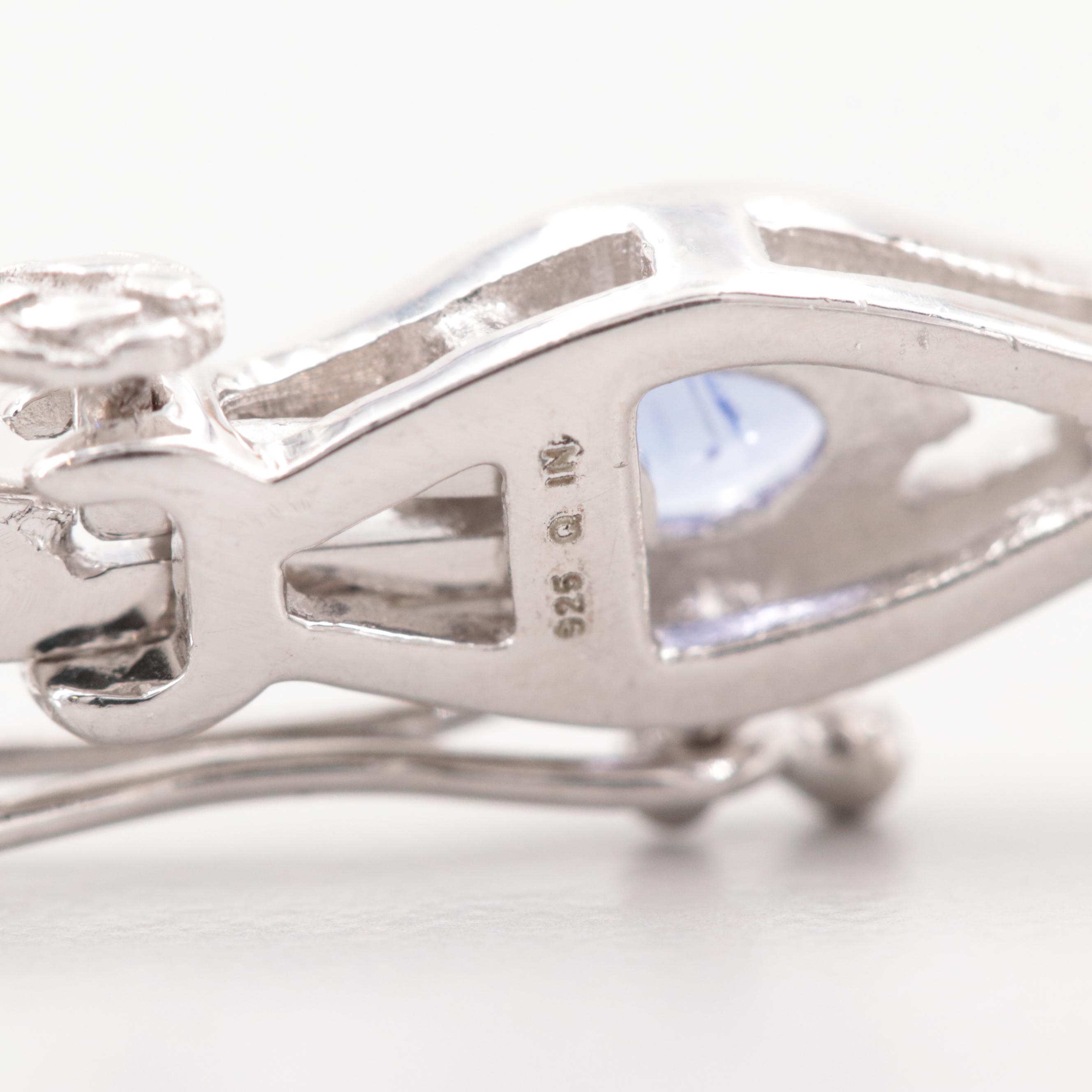 Sterling Silver Tanzanite Bracelet